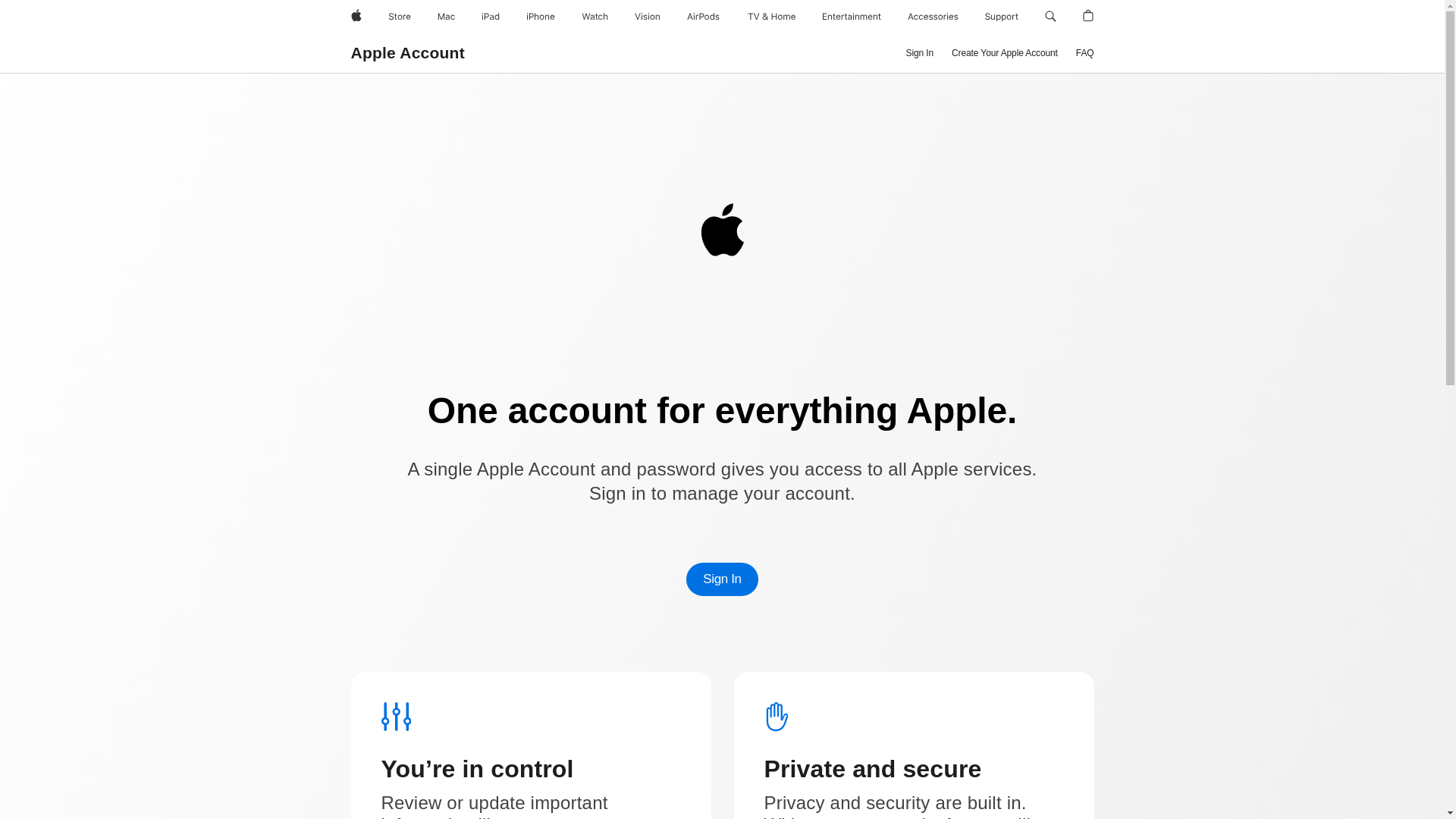 website screenshot of https://idmsa.apple.com/