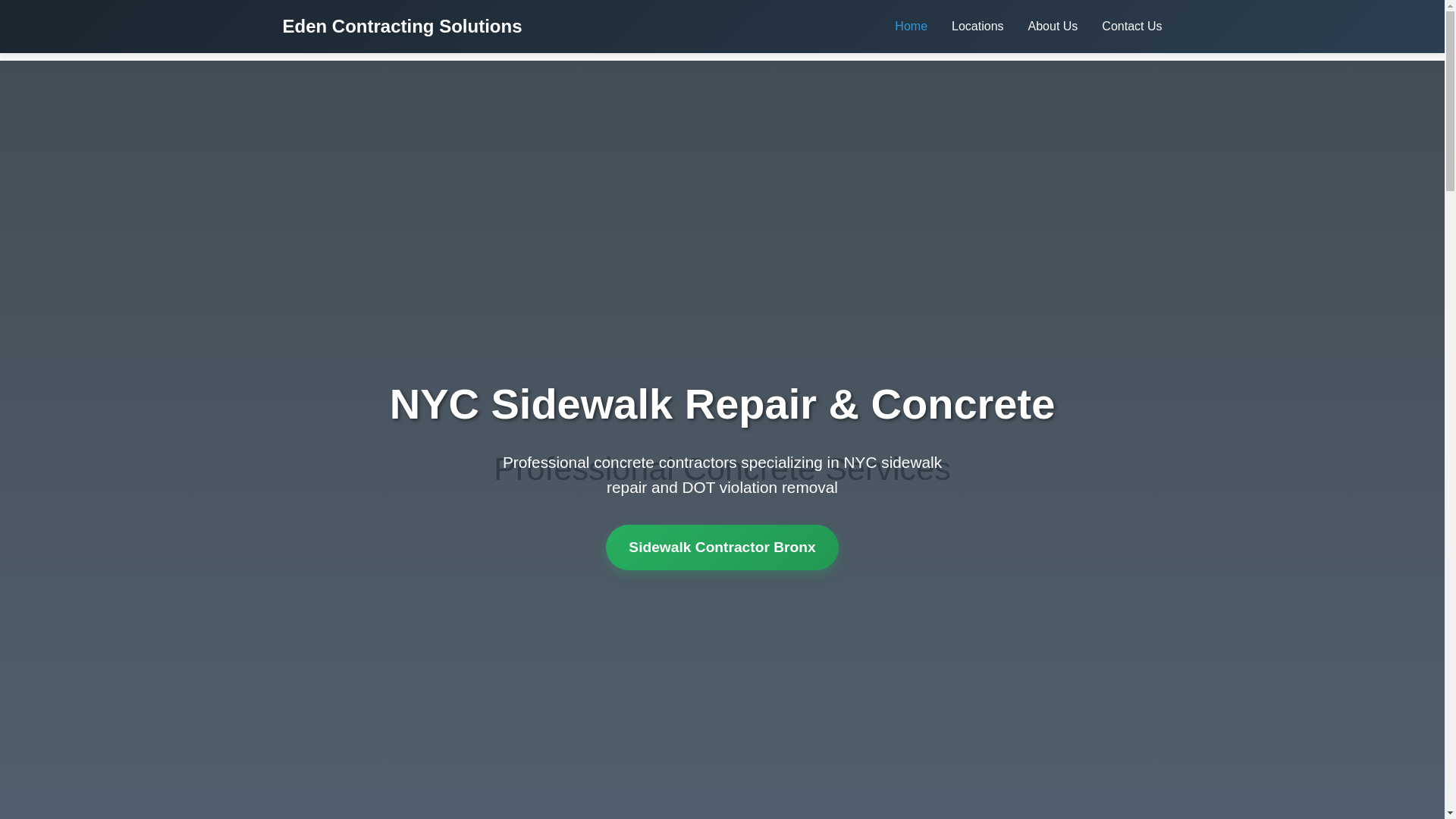 website screenshot of https://sidewalk-contractors-nyc.pages.dev/