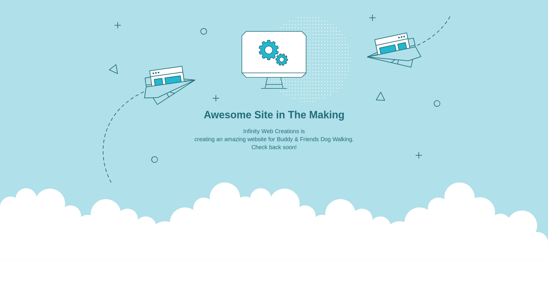 website screenshot of https://buddyandfriends.uk/