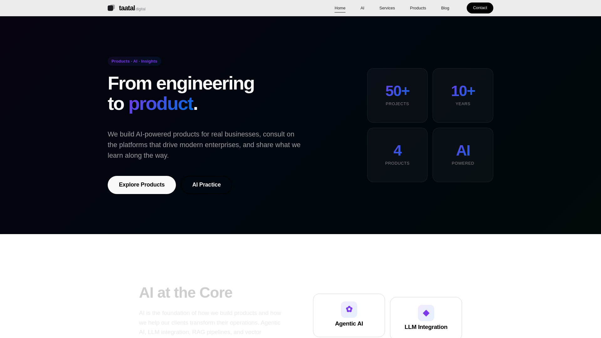 website screenshot of https://digital-taatal-com.pages.dev/