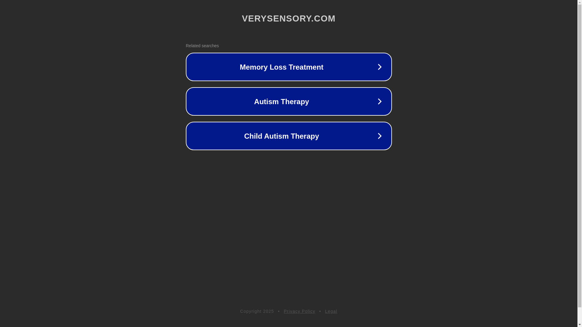 website screenshot of https://verysensory.com/