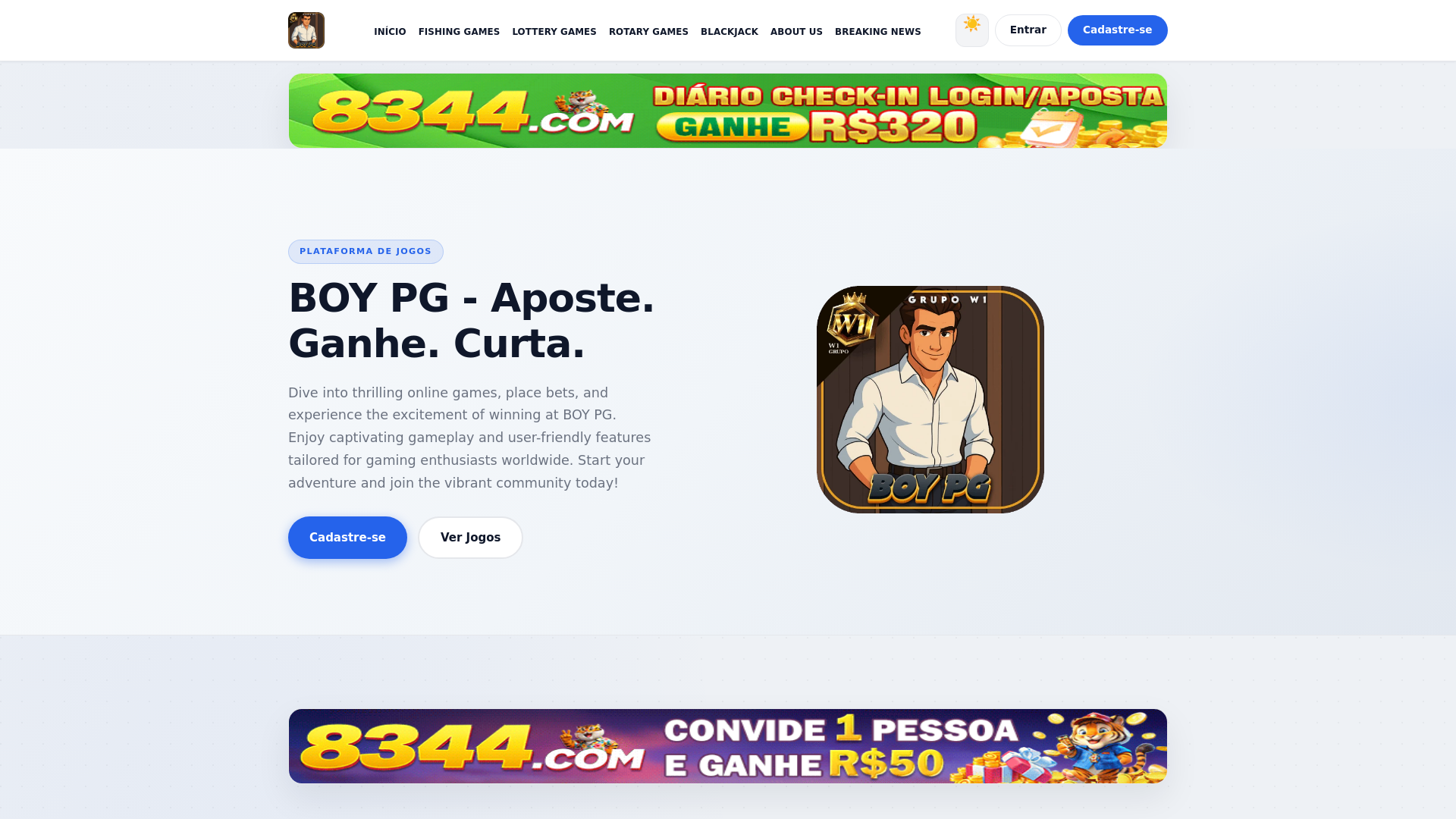 website screenshot of https://boypgbet.com