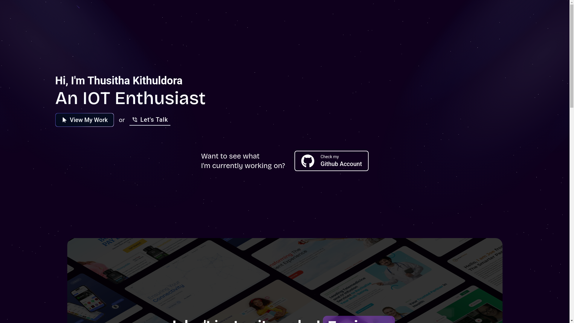 website screenshot of https://thusithakit.com/