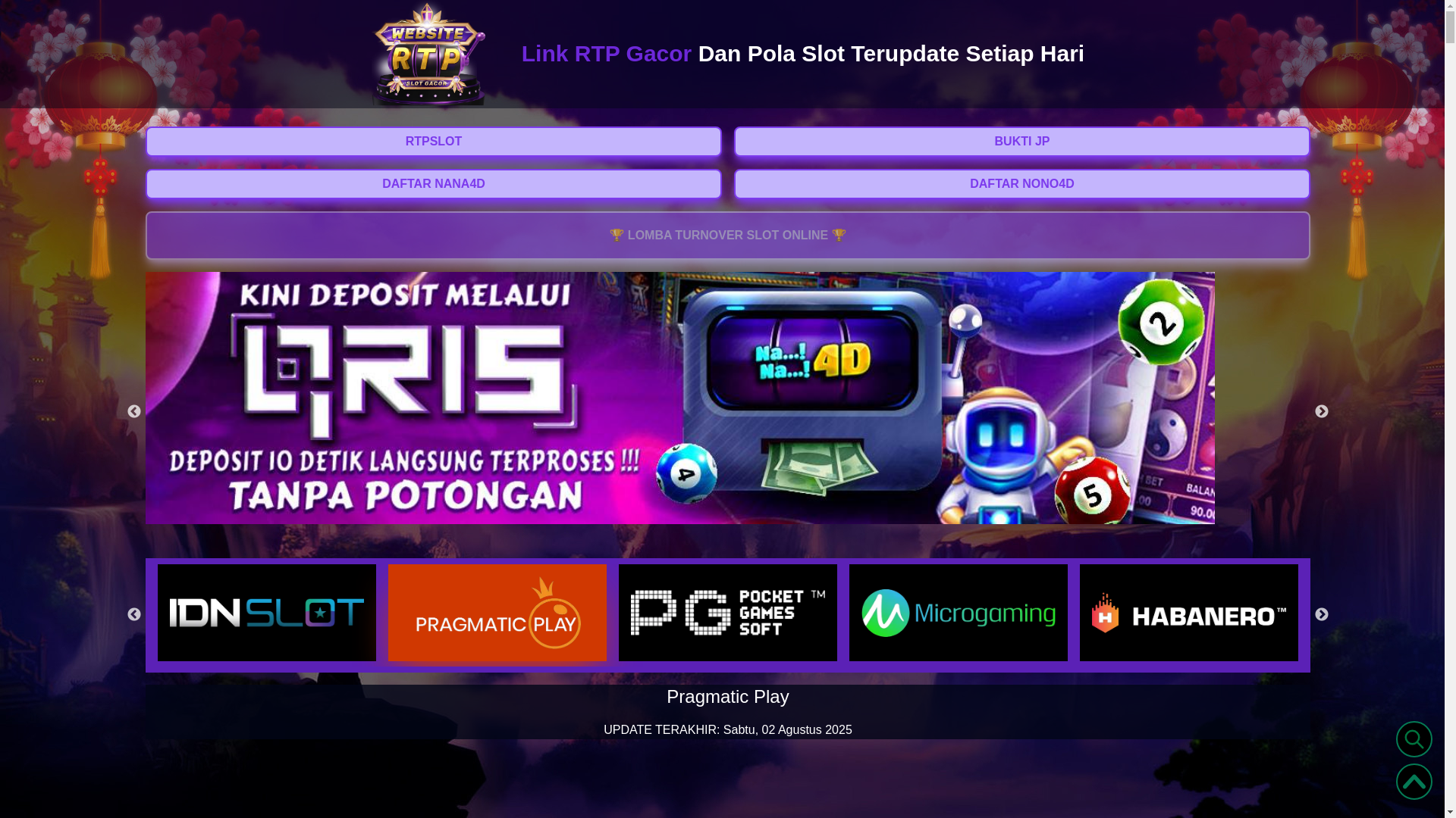 website screenshot of https://rtpnanagroup.life/