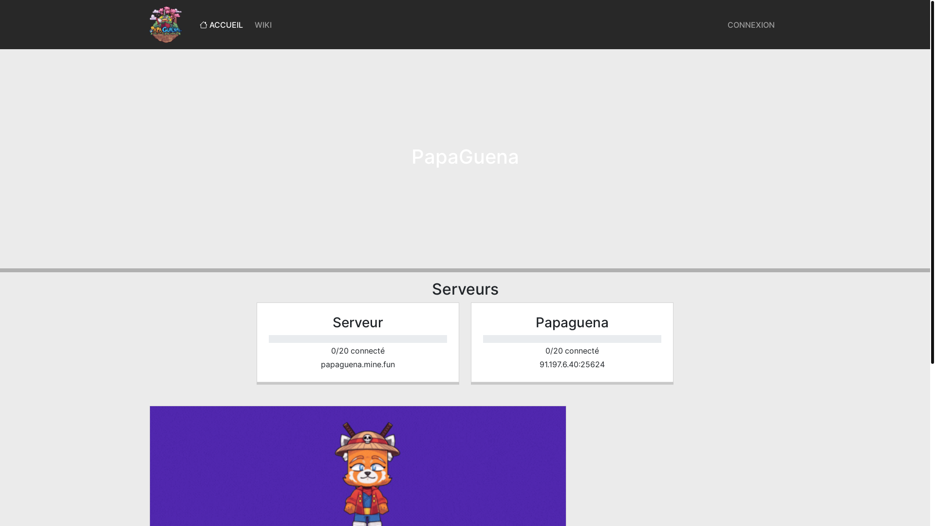 website screenshot of https://papaguena.com/