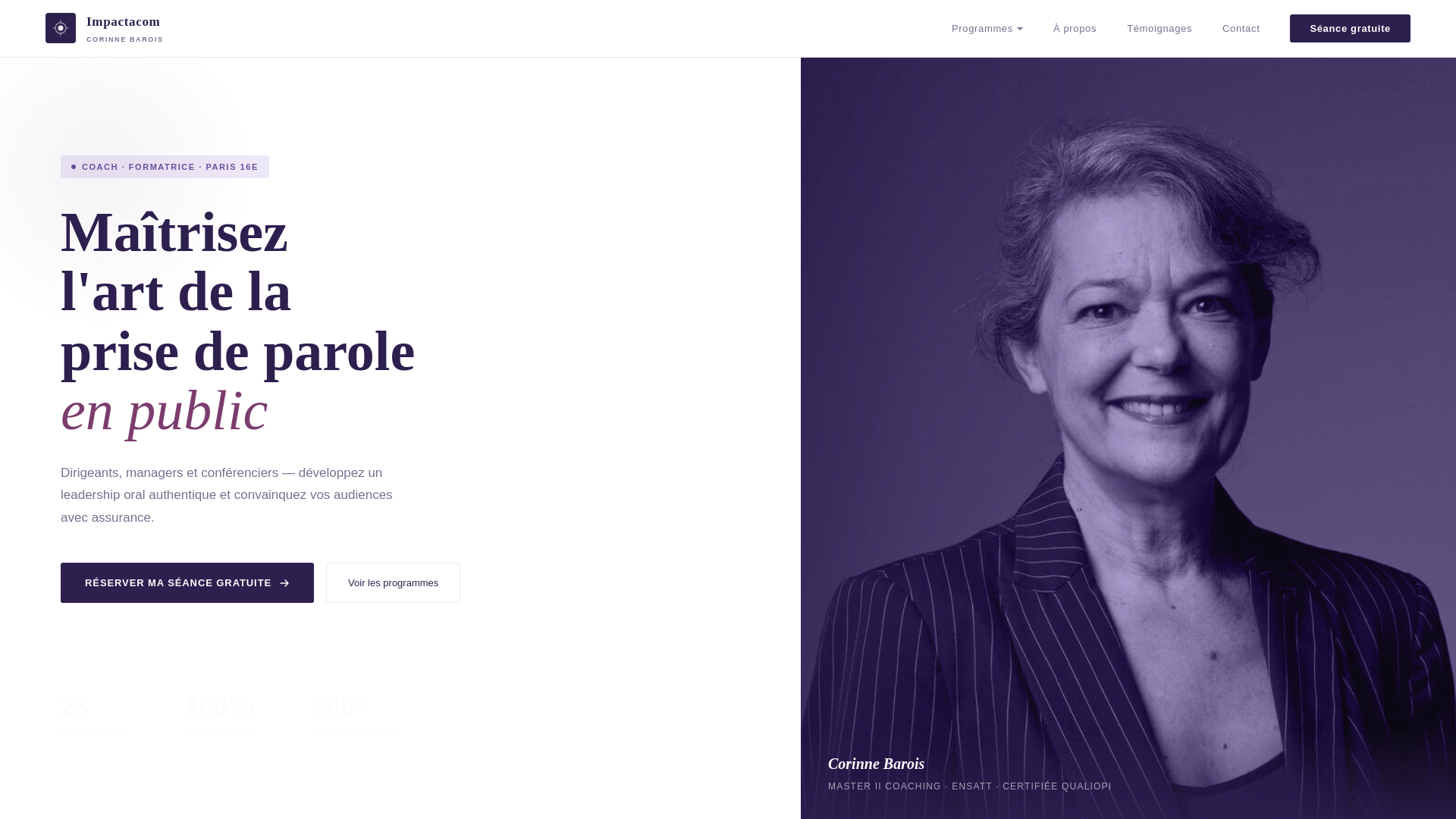 website screenshot of https://impactacom.pages.dev/