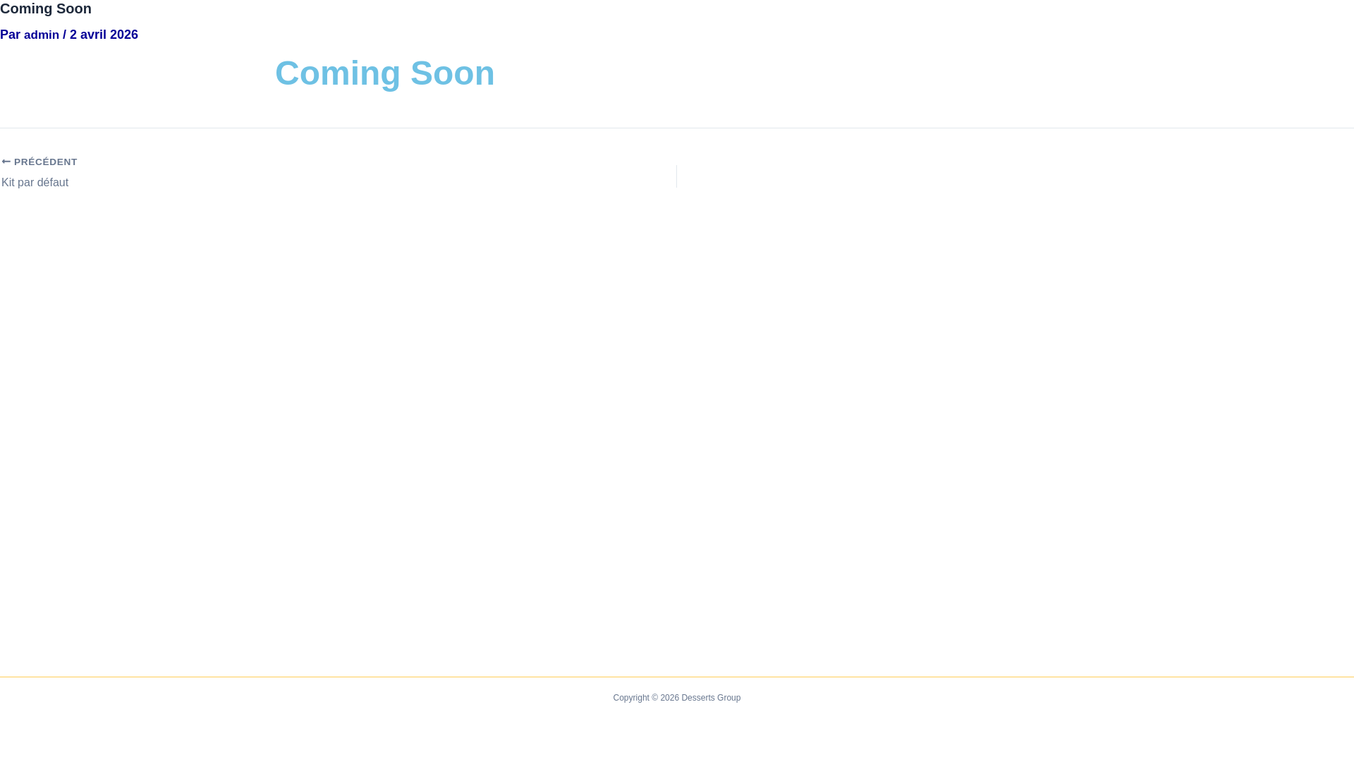 website screenshot of https://dessertsgroup.com