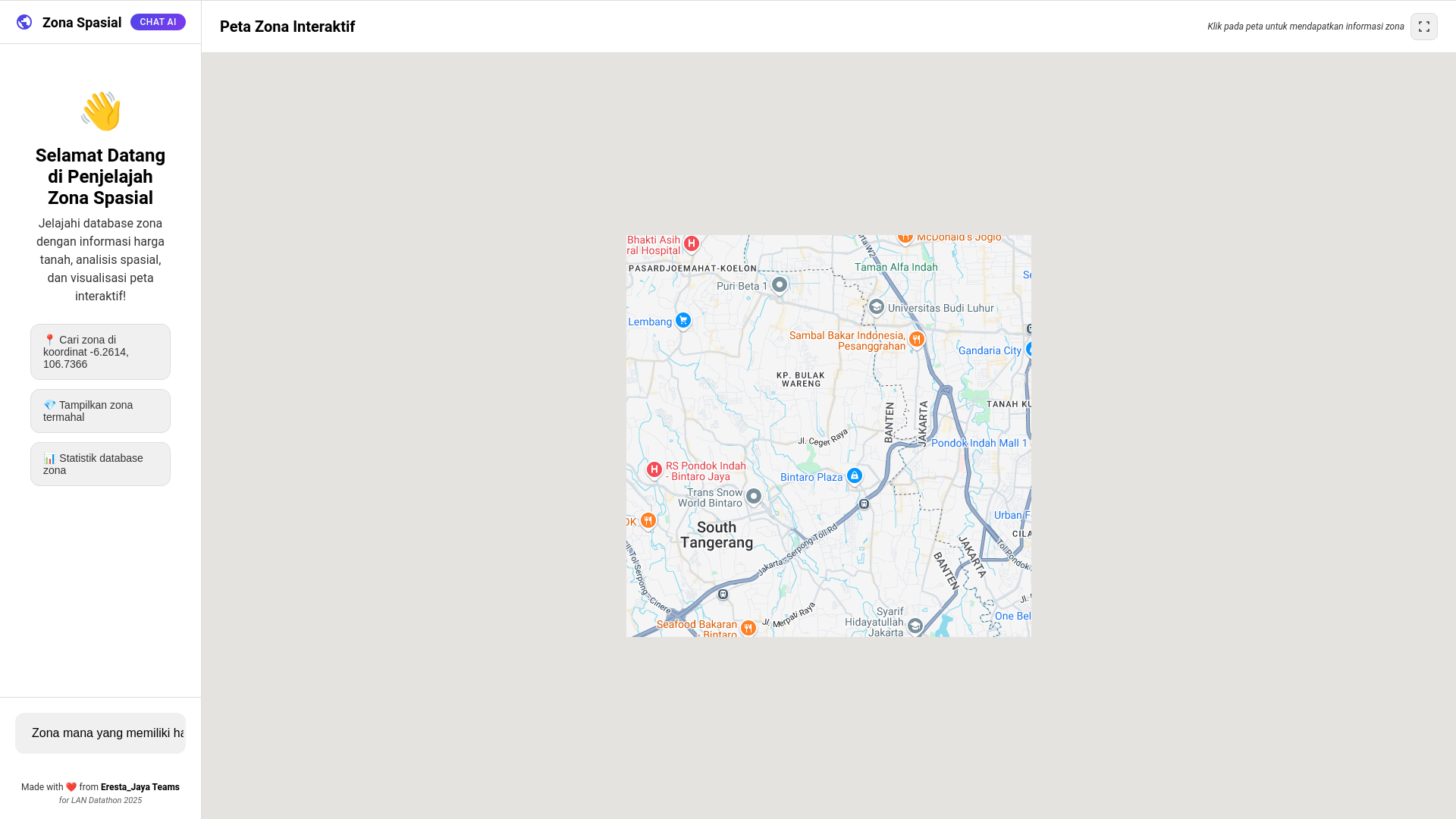website screenshot of https://eresta-jaya.pages.dev/