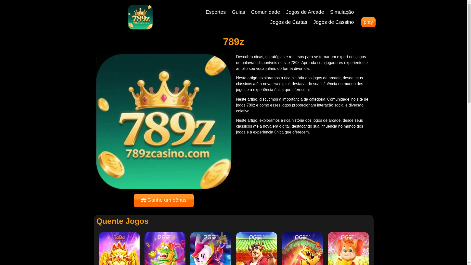 website screenshot of https://789zcasino.com/