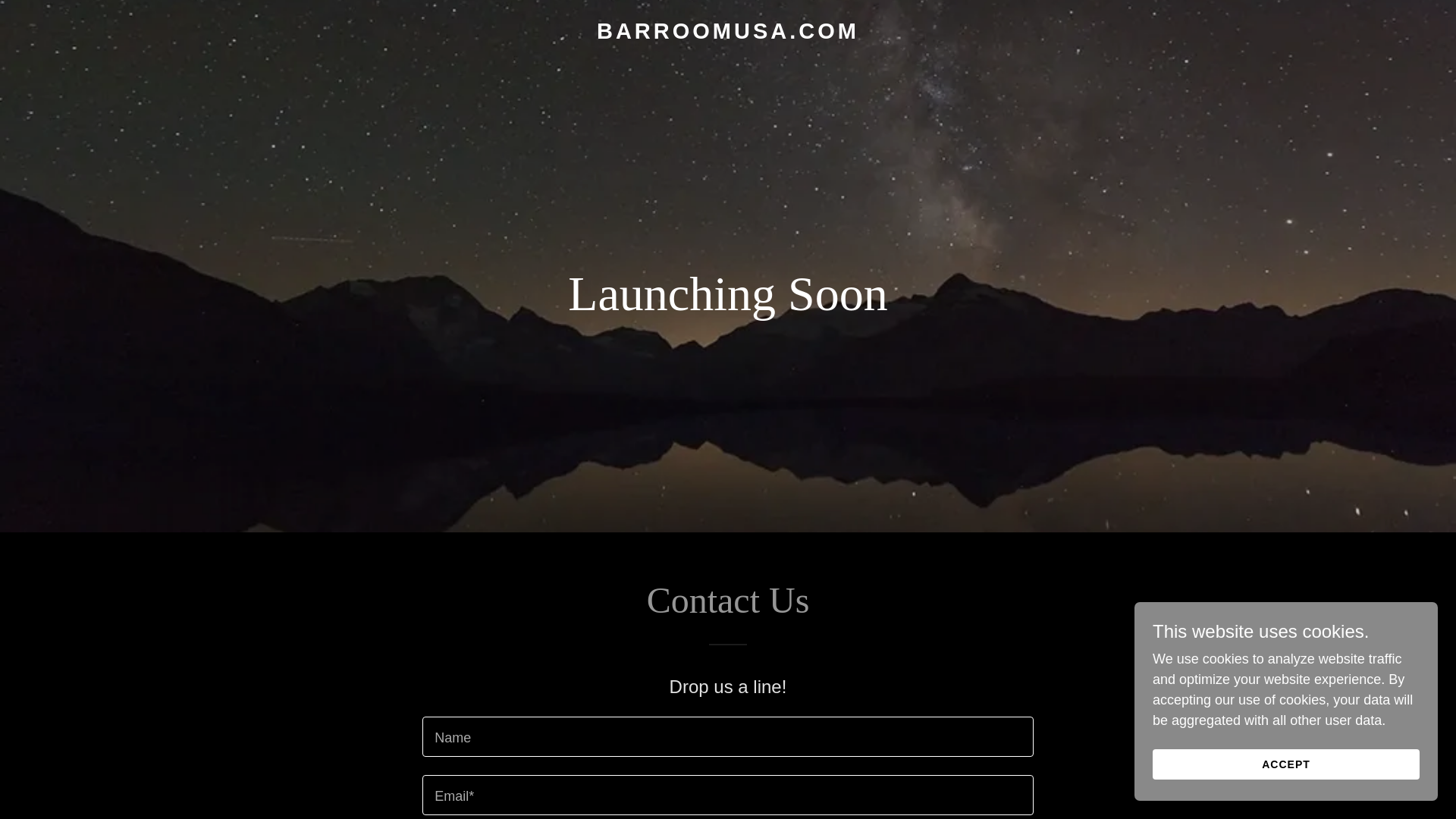 website screenshot of https://barroomusa.com/