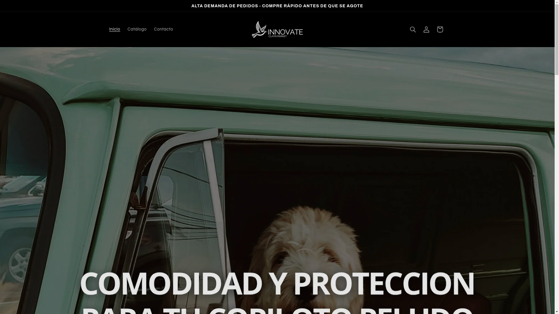 website screenshot of https://innovateclaynmarket.com/