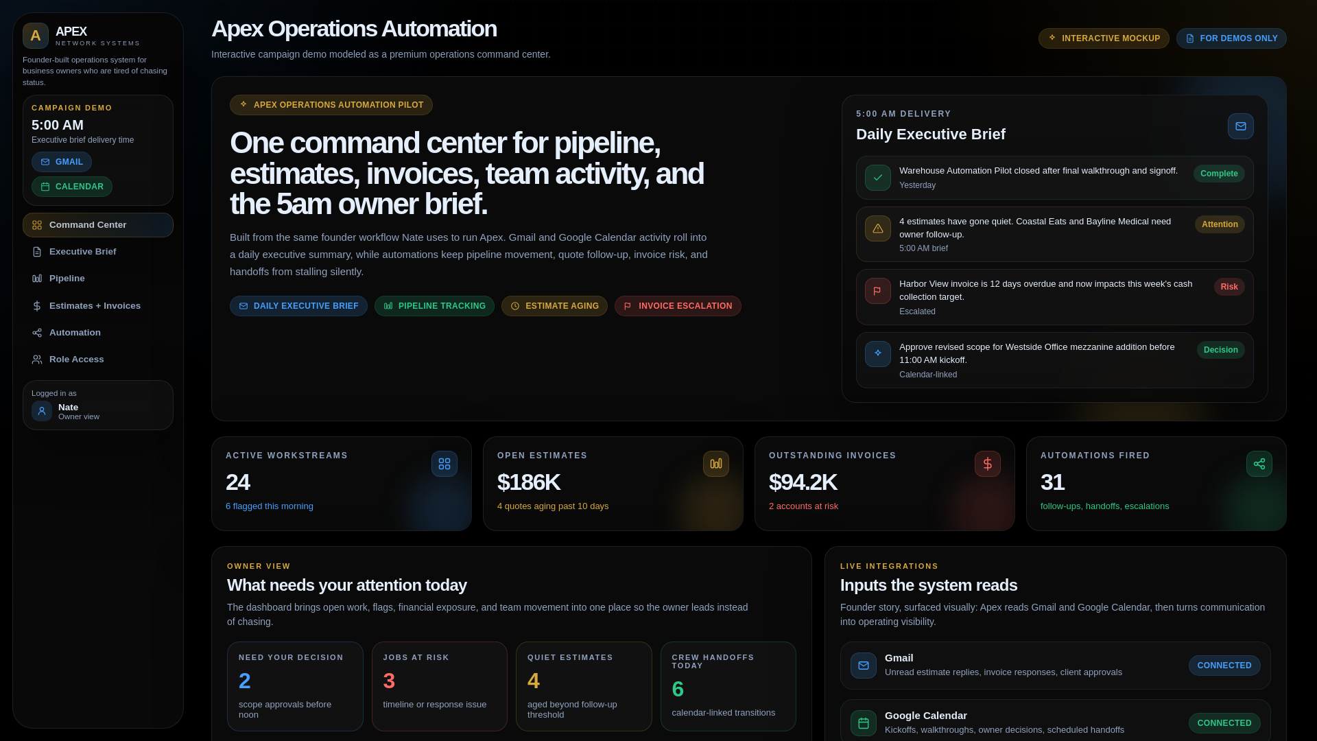 website screenshot of https://apex-demo-site.pages.dev/