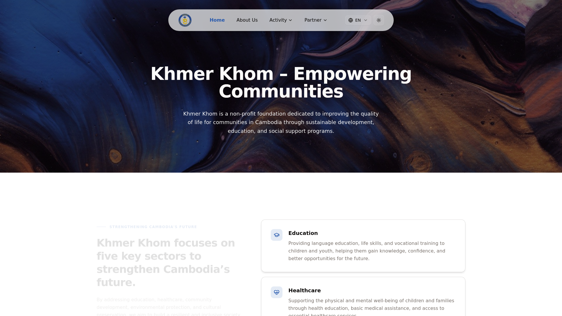 website screenshot of https://leymakara.com/