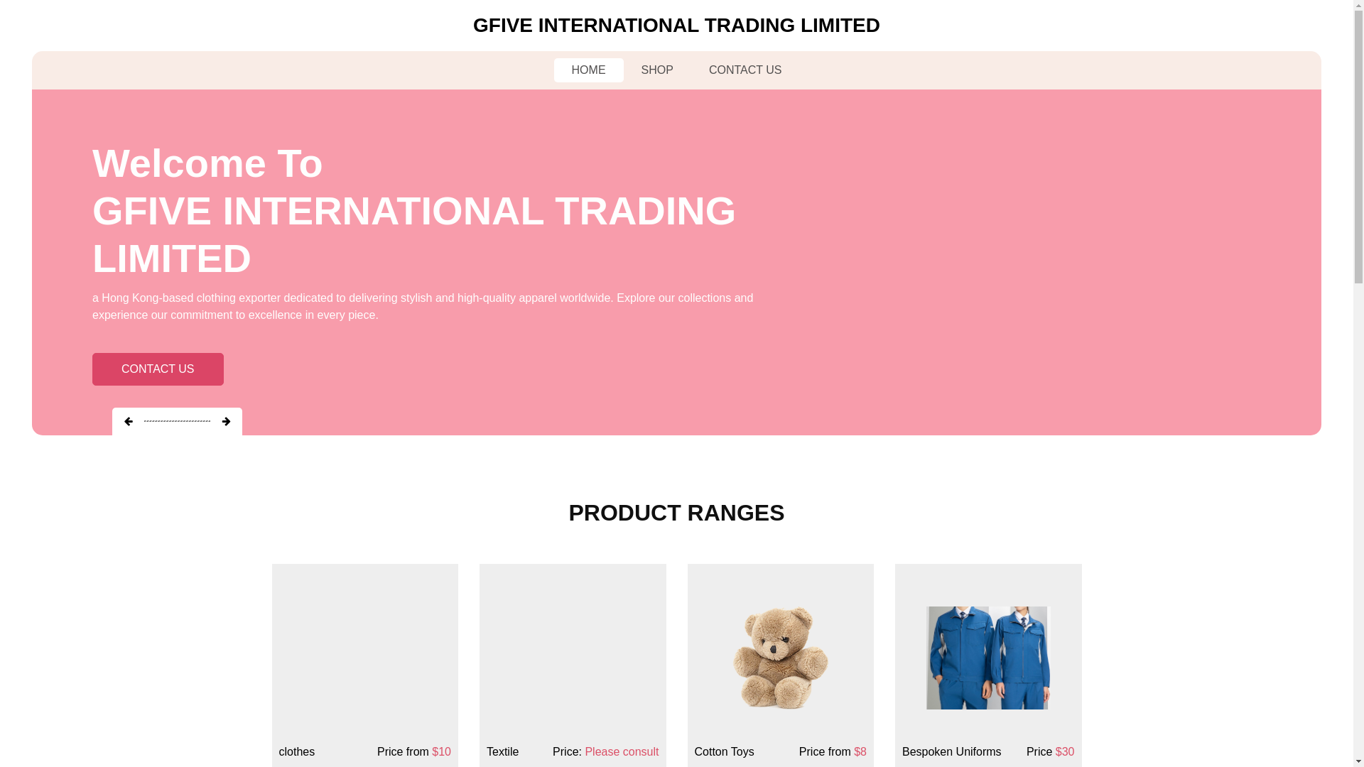 website screenshot of https://gfive.pages.dev/