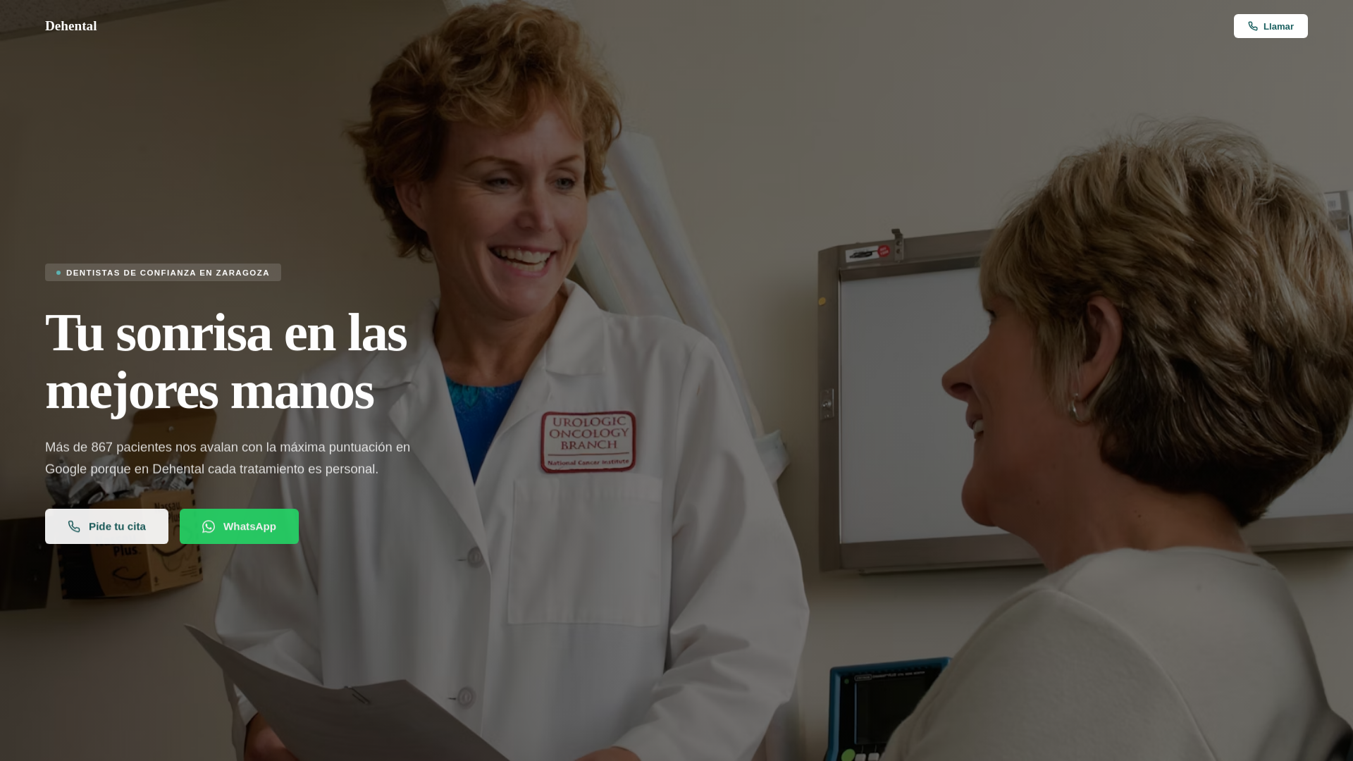 website screenshot of https://dehental.pages.dev/