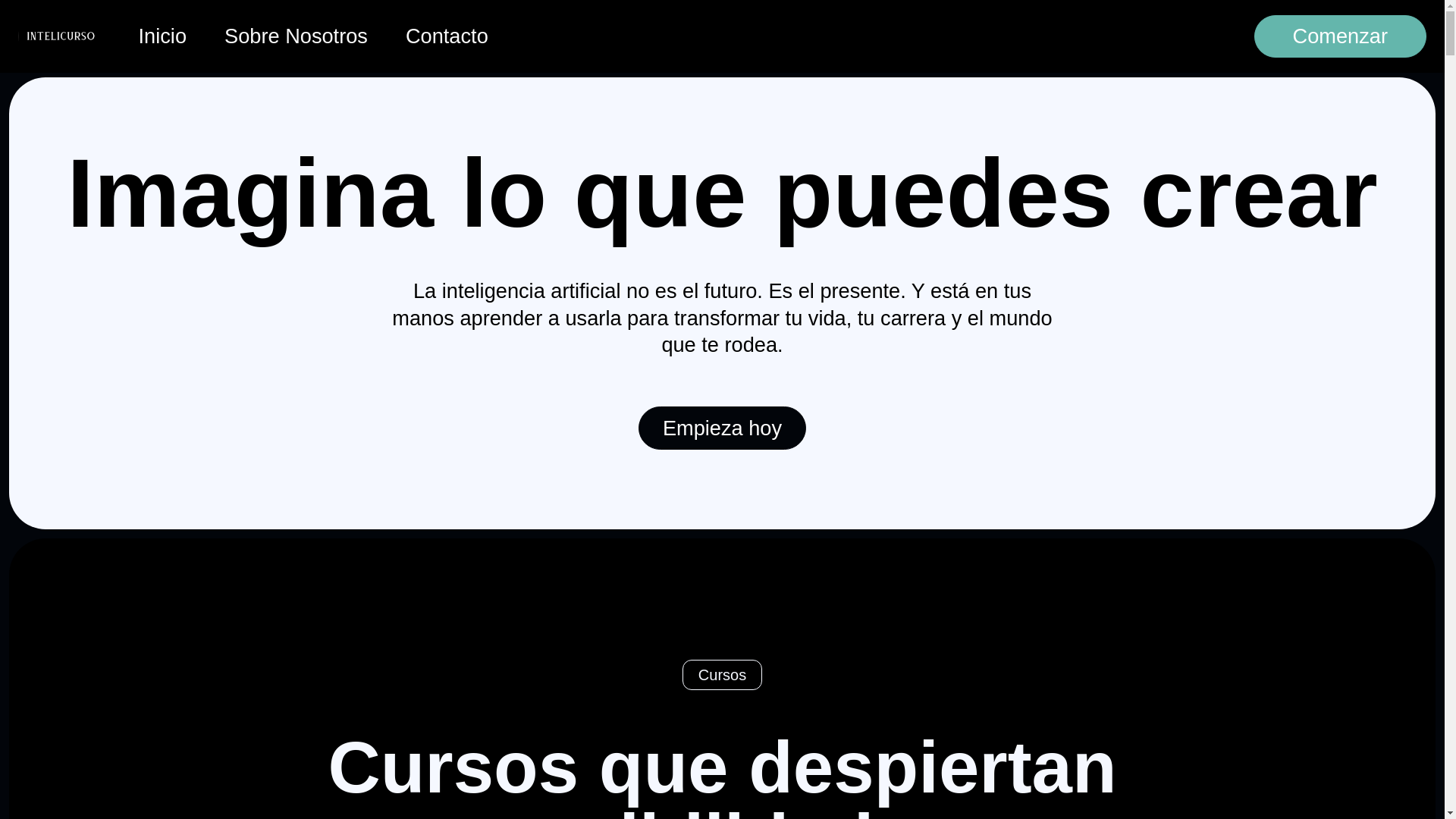website screenshot of https://inteli-curso.com/