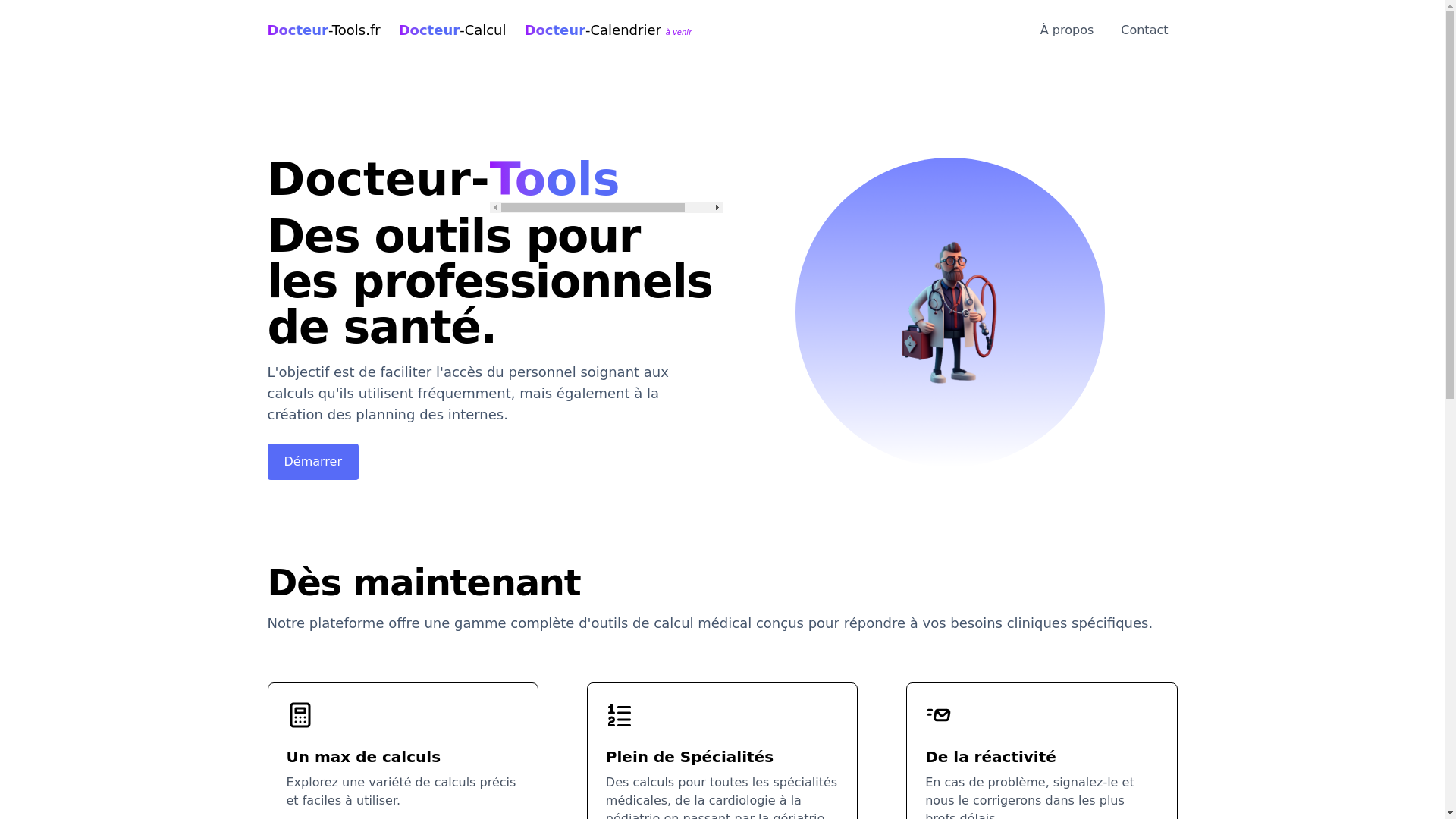 website screenshot of https://doctor-tools-cil.pages.dev/
