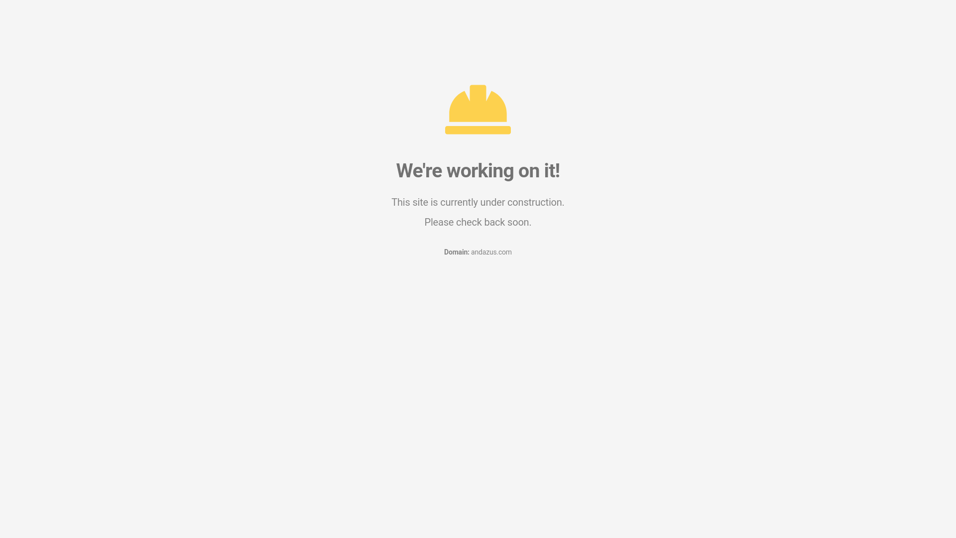 website screenshot of https://andazus.com/