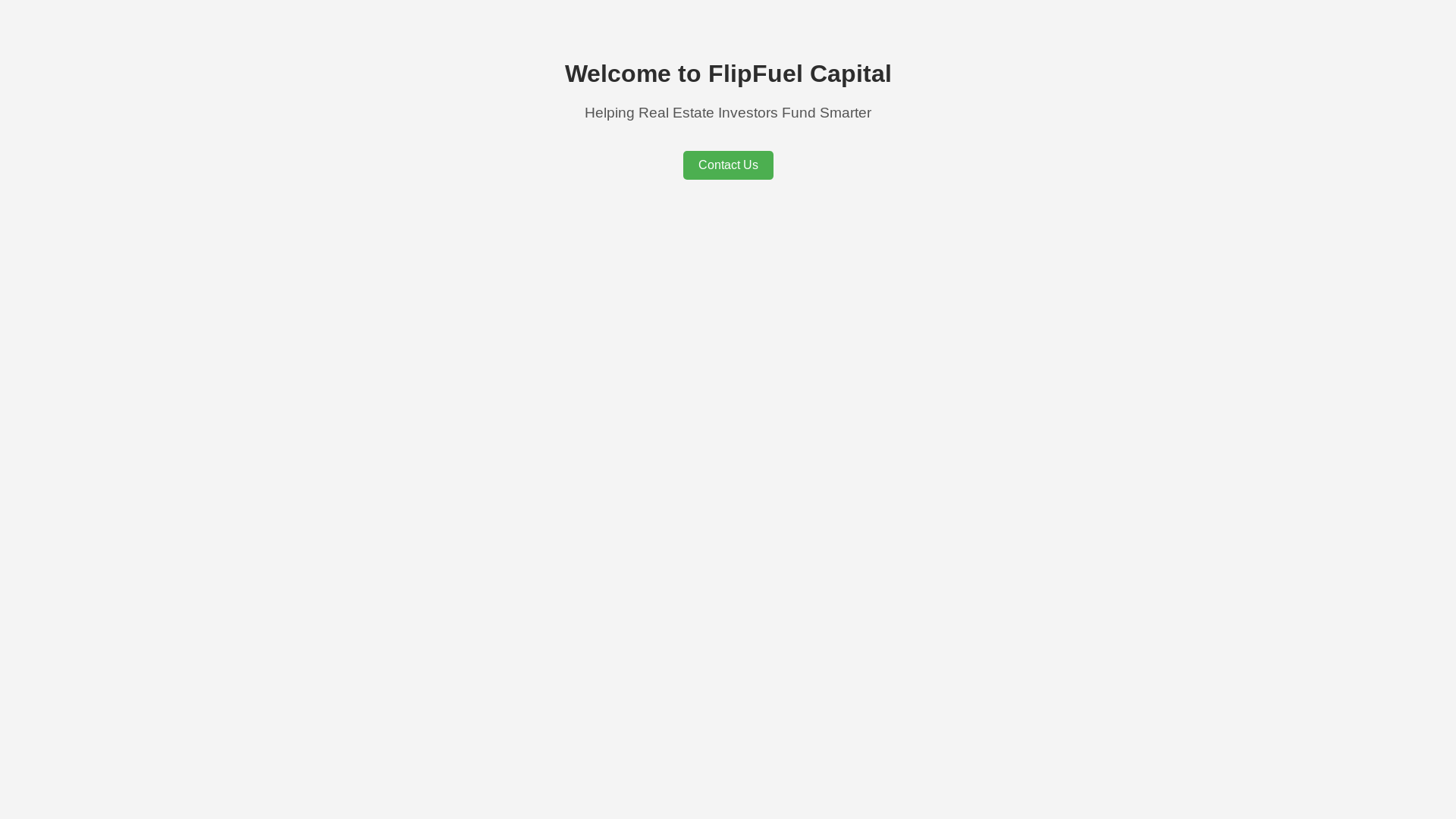 website screenshot of https://flipfuelcapital.com/