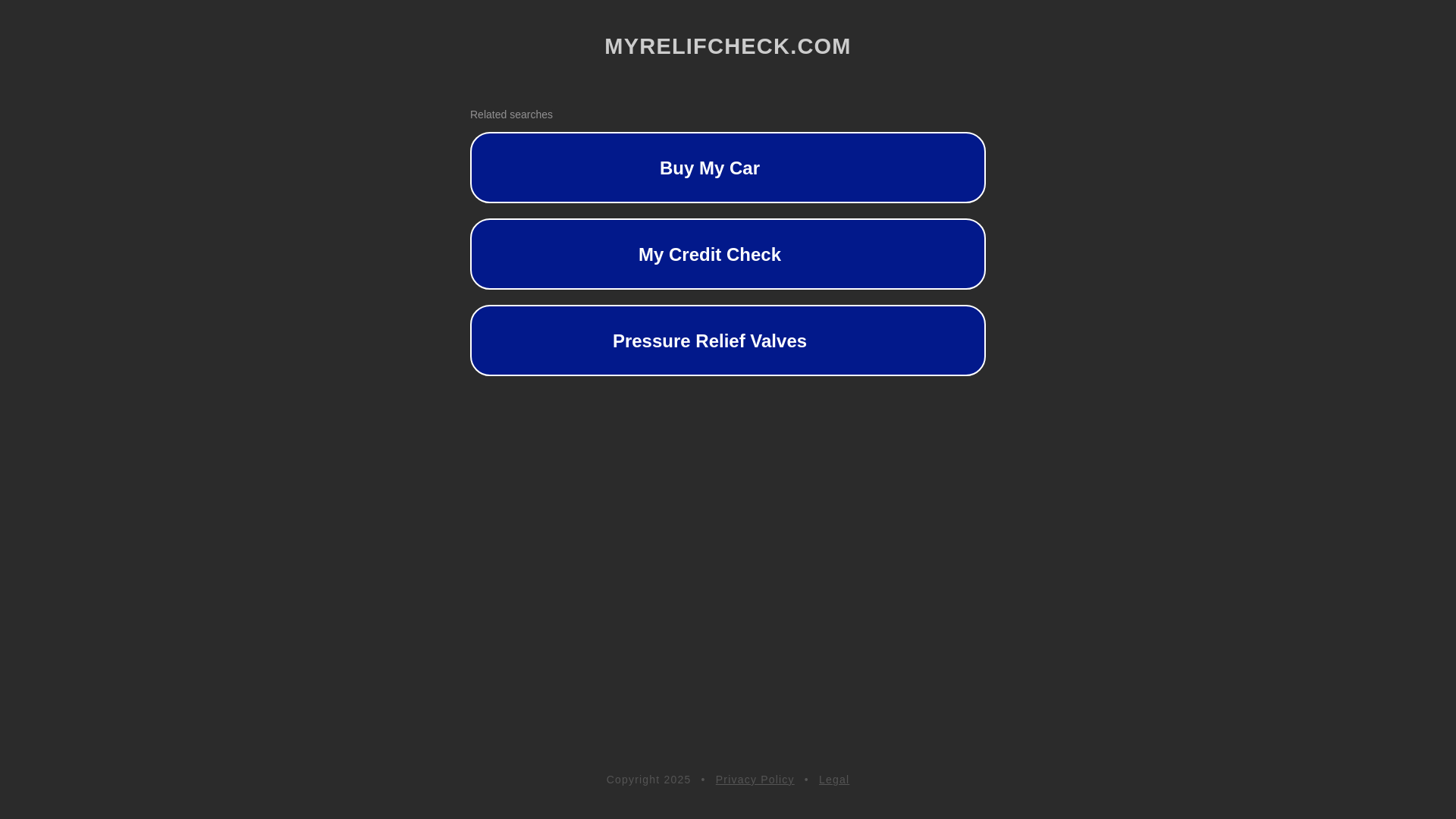website screenshot of https://myrelifcheck.com/