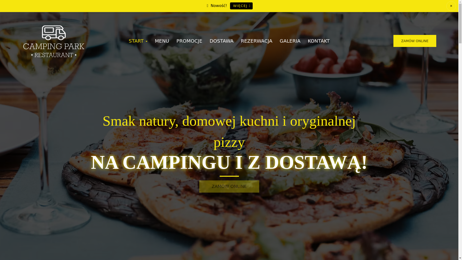 website screenshot of https://camping-park-restaurant.pl/