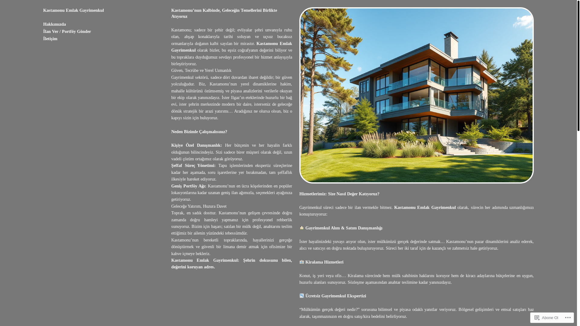 website screenshot of https://kastamonuemlakgayrimenkul.online/