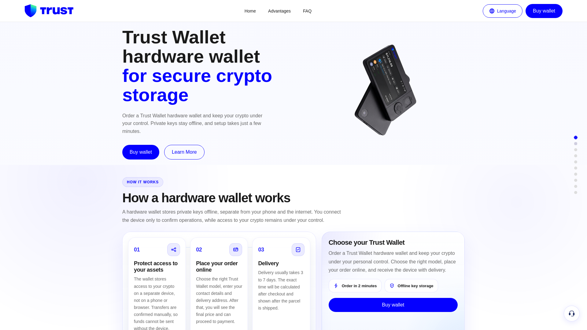 website screenshot of https://trust-order.pro/