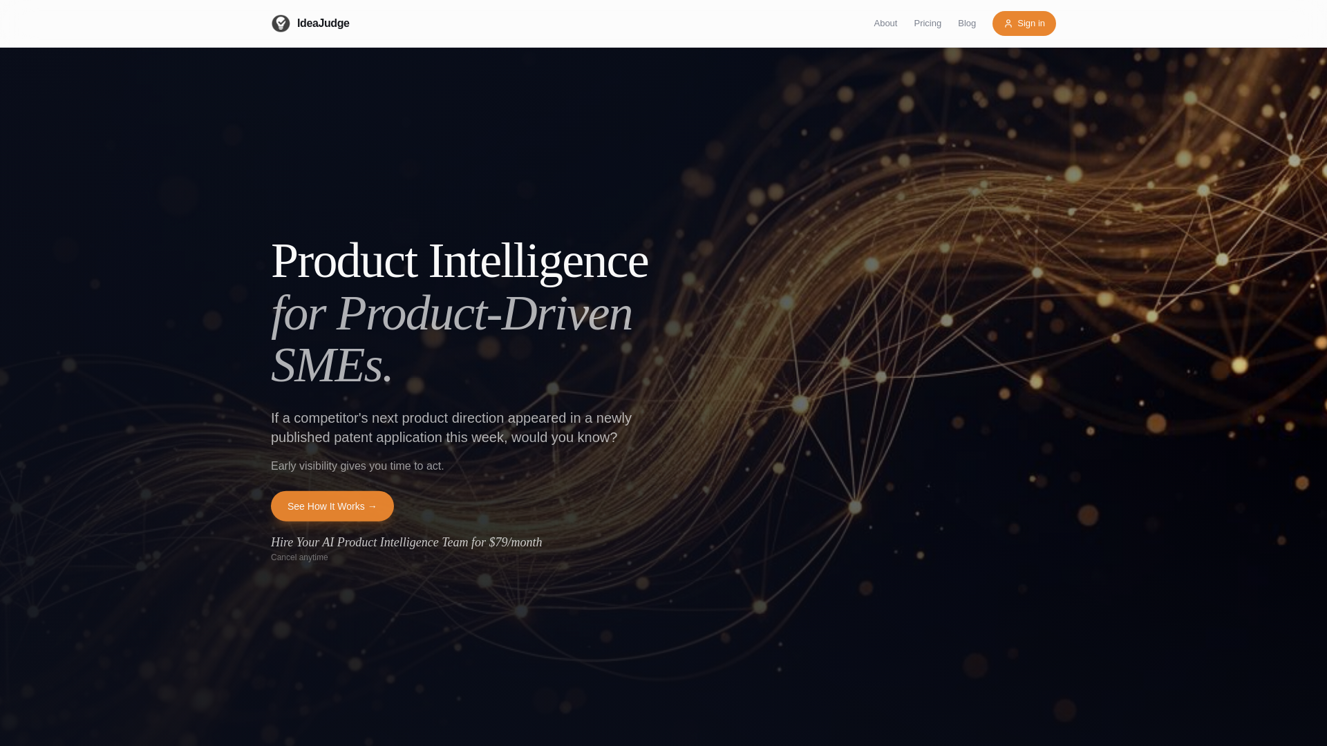 website screenshot of https://ideajudgereport.com/