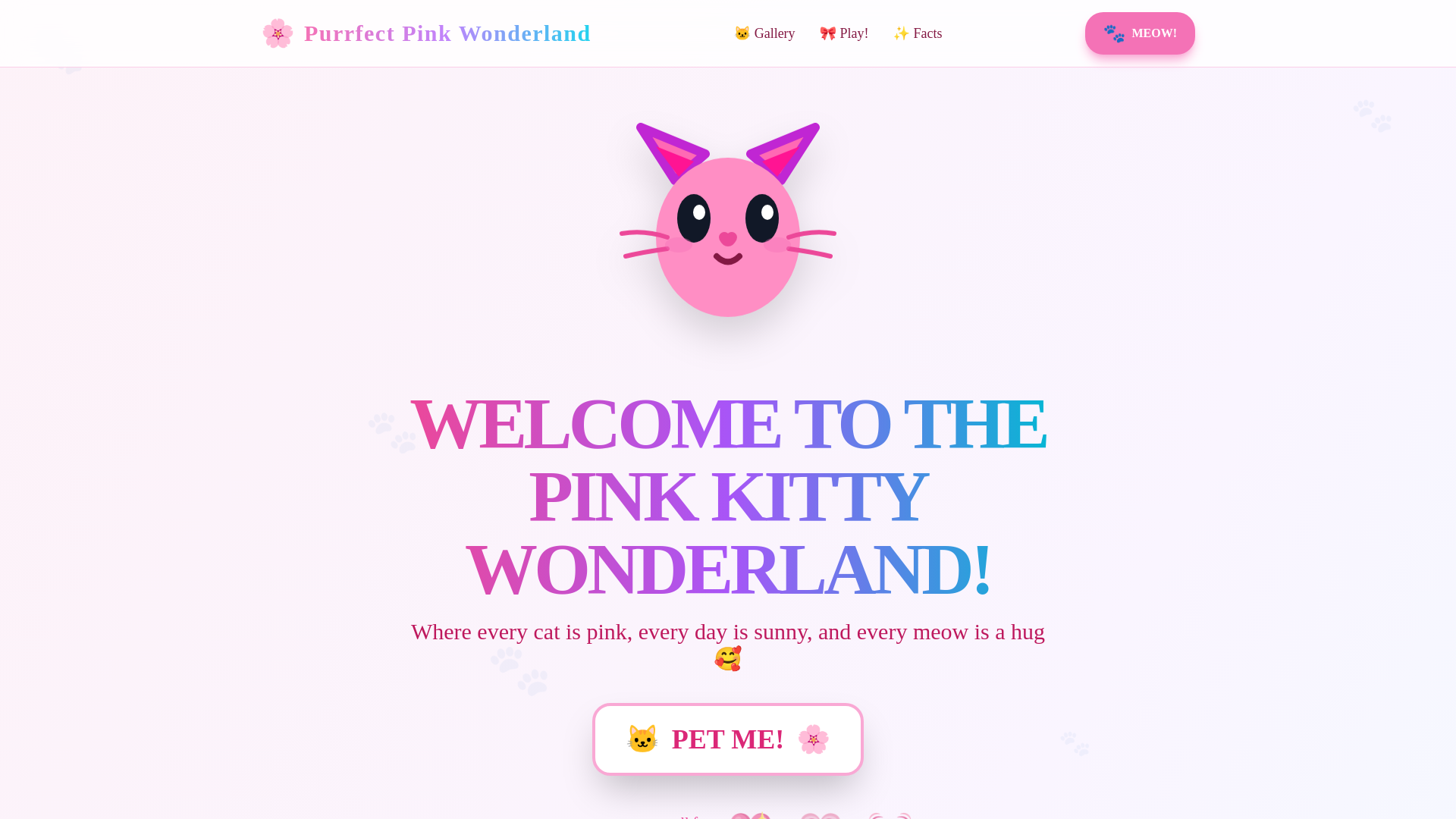 website screenshot of https://cat-pink.ru/