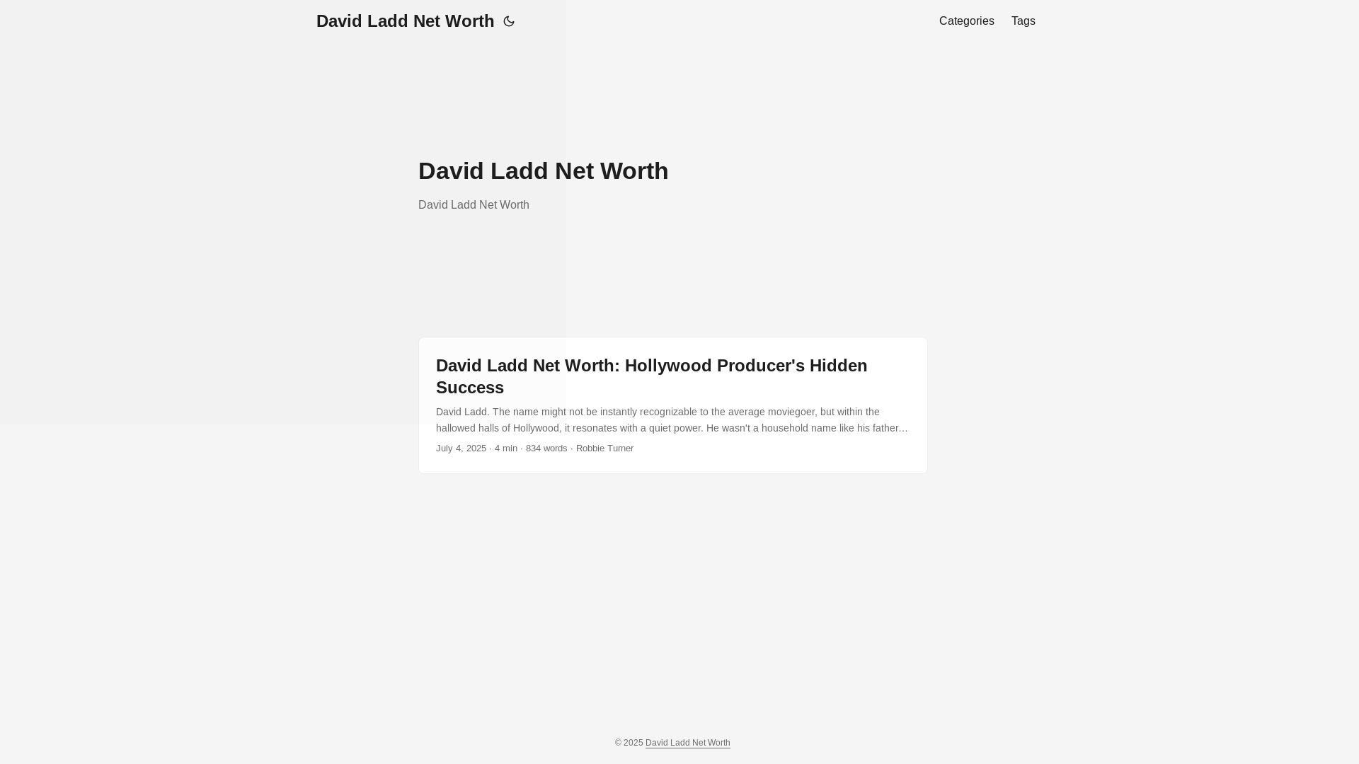 website screenshot of https://david-ladd-net-worth20250706.pages.dev/