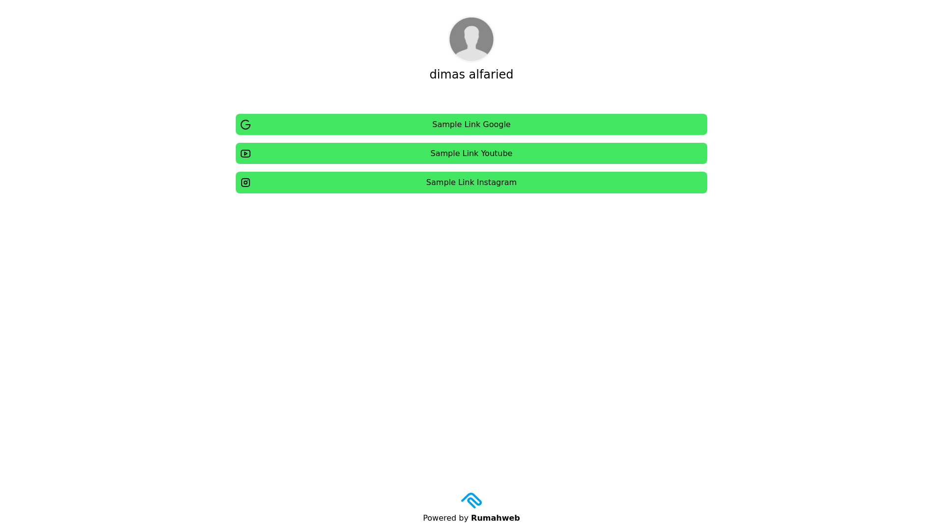 website screenshot of https://karetcare.my.id/