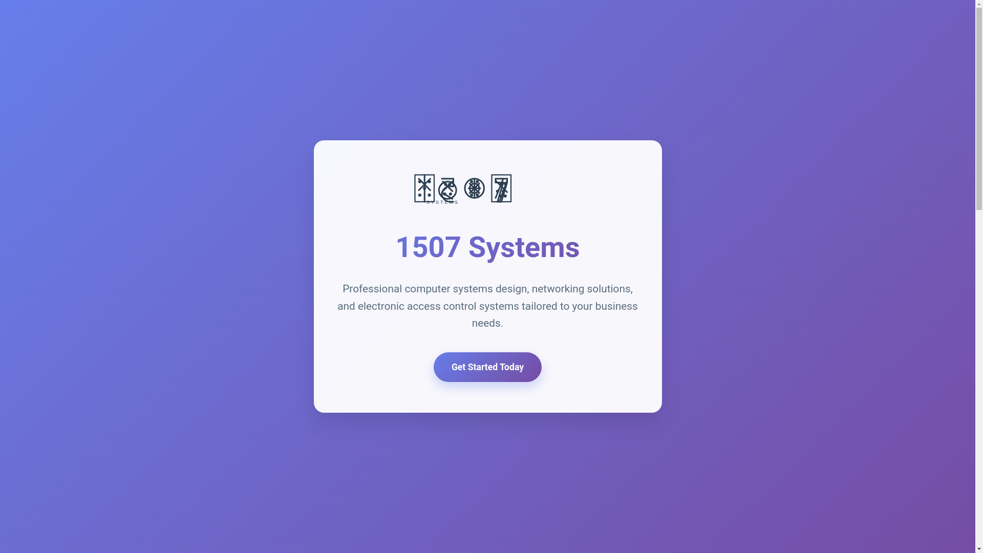 website screenshot of https://1507-systems.pages.dev/