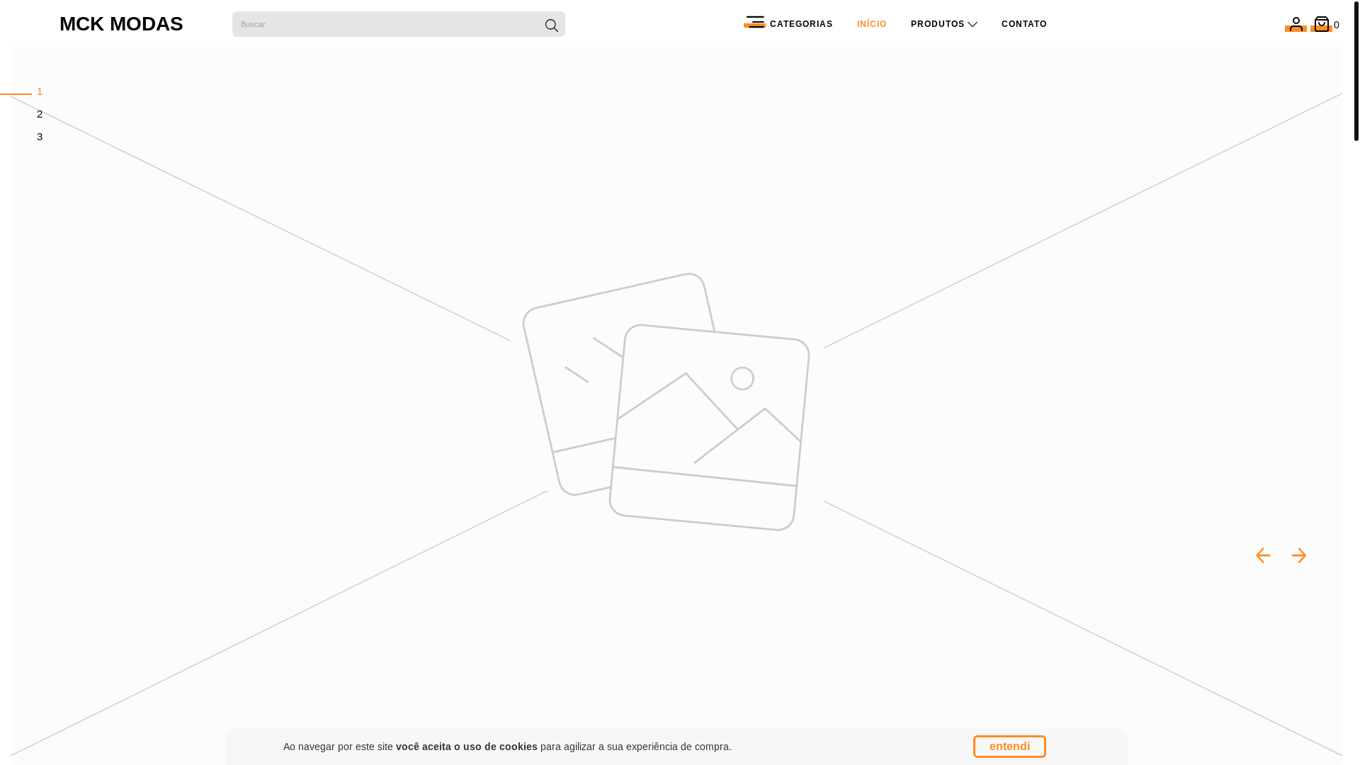 website screenshot of https://mckmodas.com.br/
