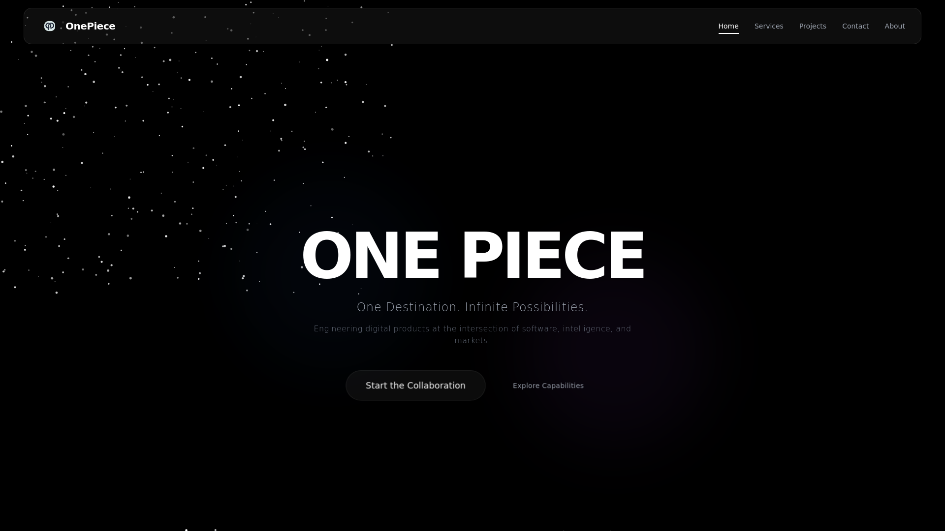 website screenshot of https://onepiecefund.dev/