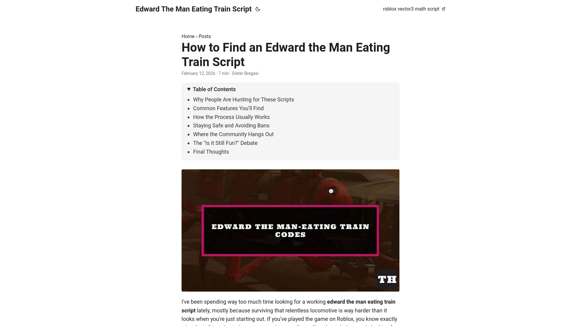website screenshot of https://edward-the-man-eating-train-script.pages.dev/
