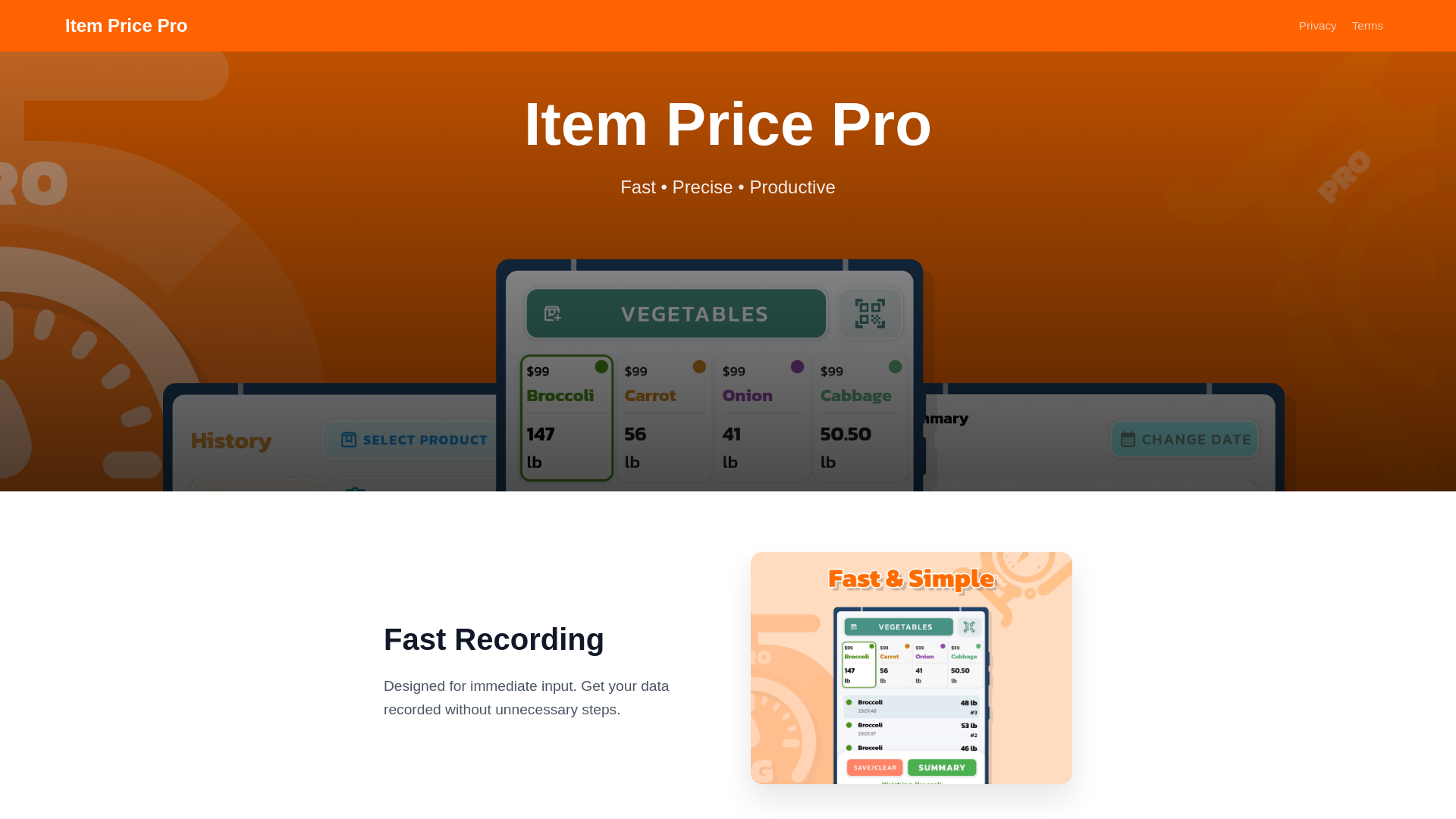 website screenshot of https://itempricepro.pages.dev/