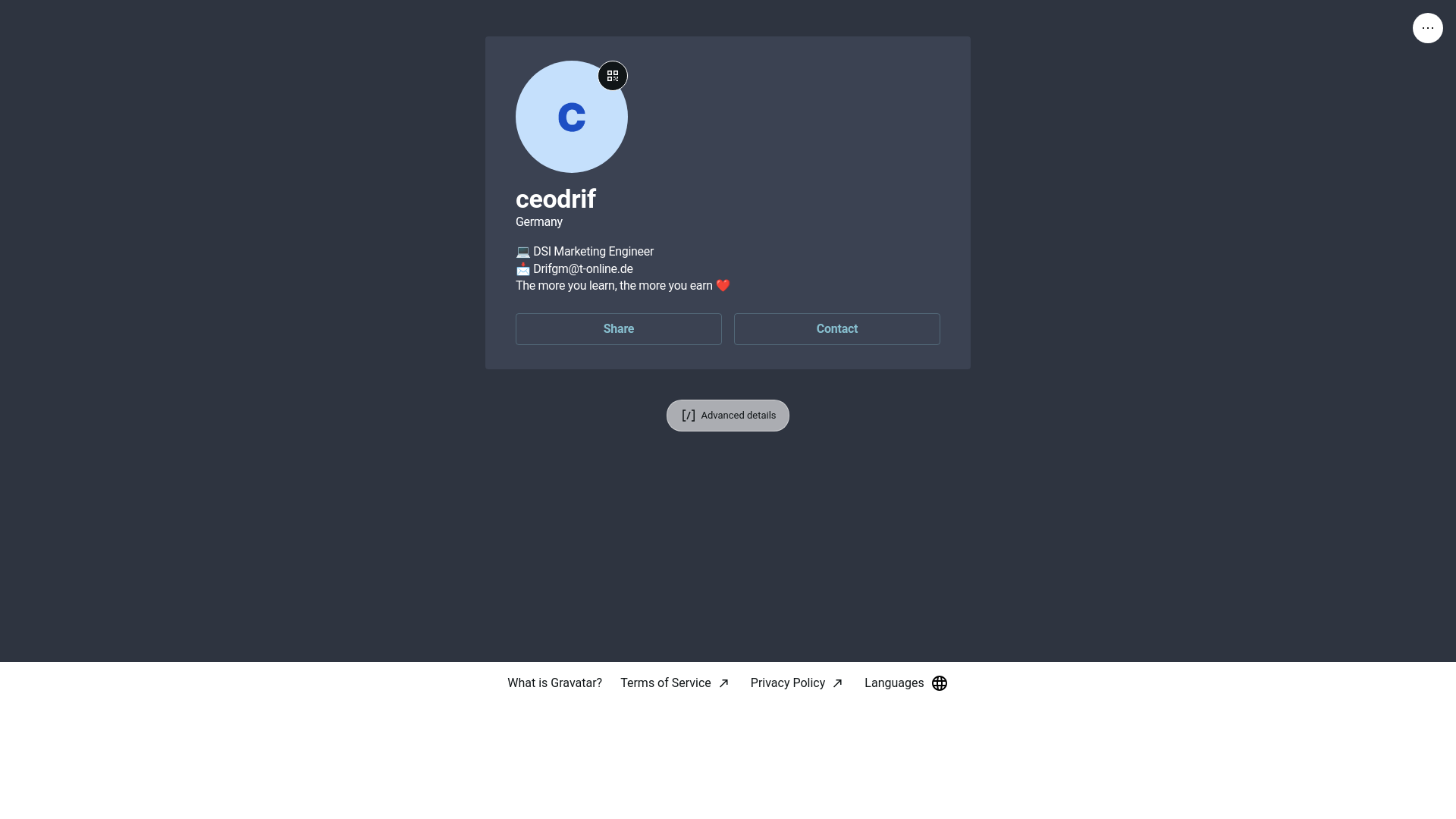 website screenshot of https://ceodrif.info/