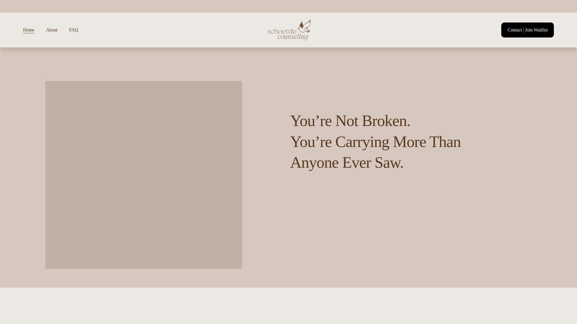 website screenshot of https://schoettlecounseling.org