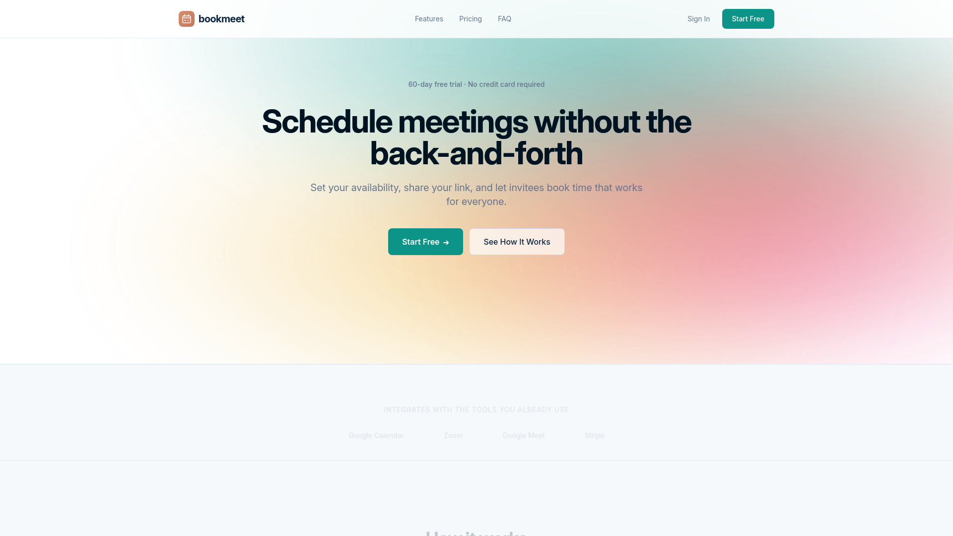 website screenshot of https://bookmeet-prod-346.pages.dev/