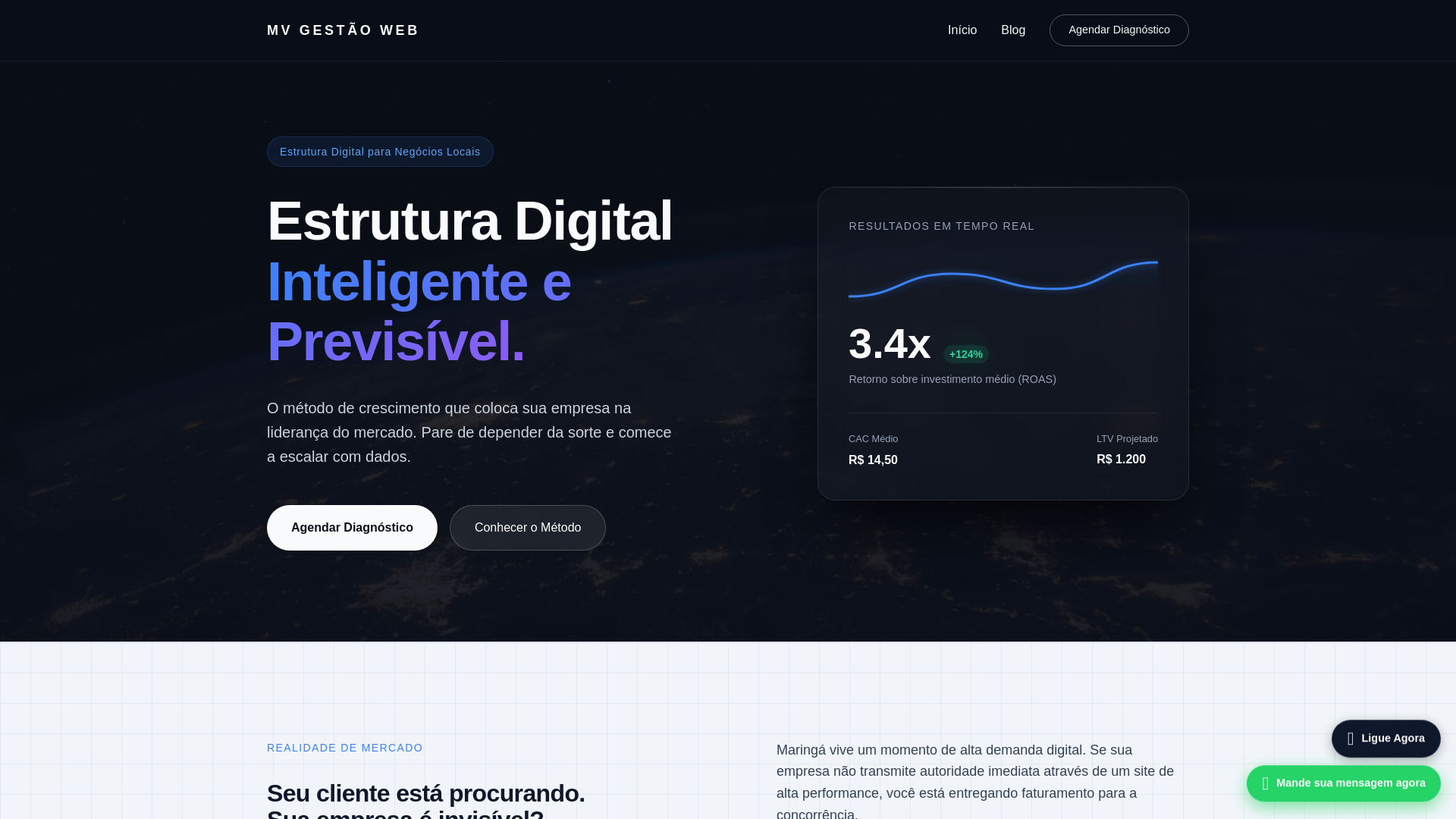 website screenshot of https://mv-gestao-web.pages.dev/
