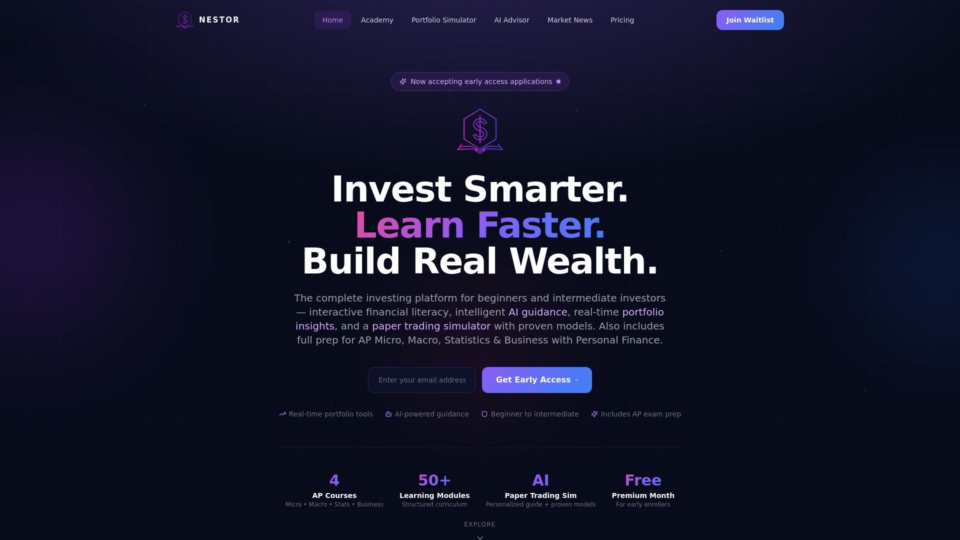 website screenshot of https://nestor-labs-web.pages.dev/