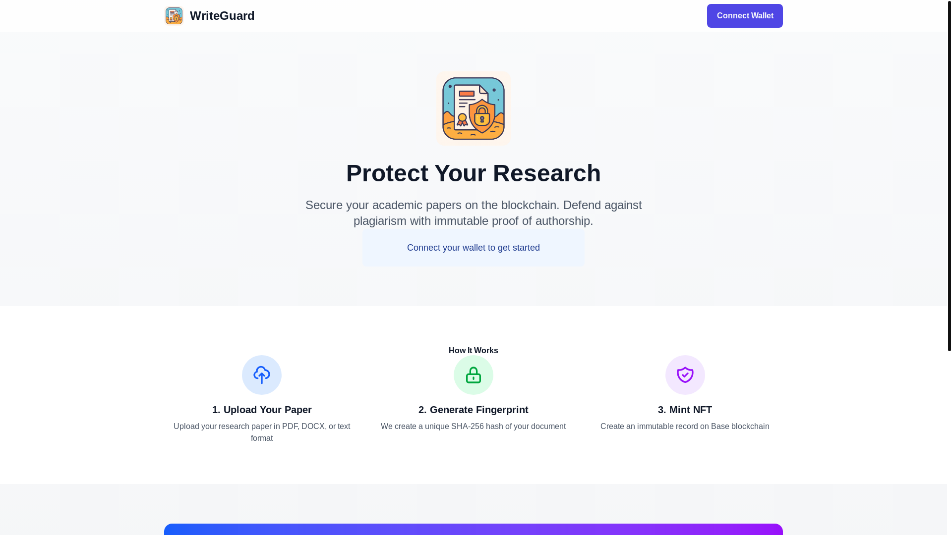 website screenshot of https://writeguardapp.pages.dev/
