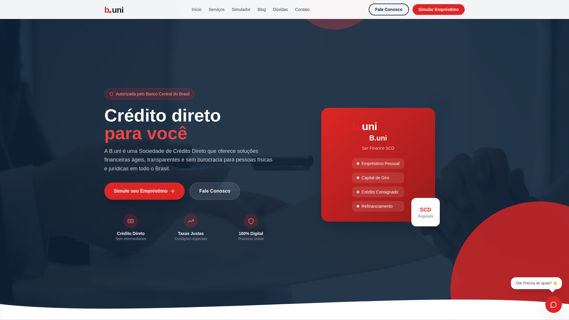 website screenshot of https://serfinancesociedadedecreditodireto.com