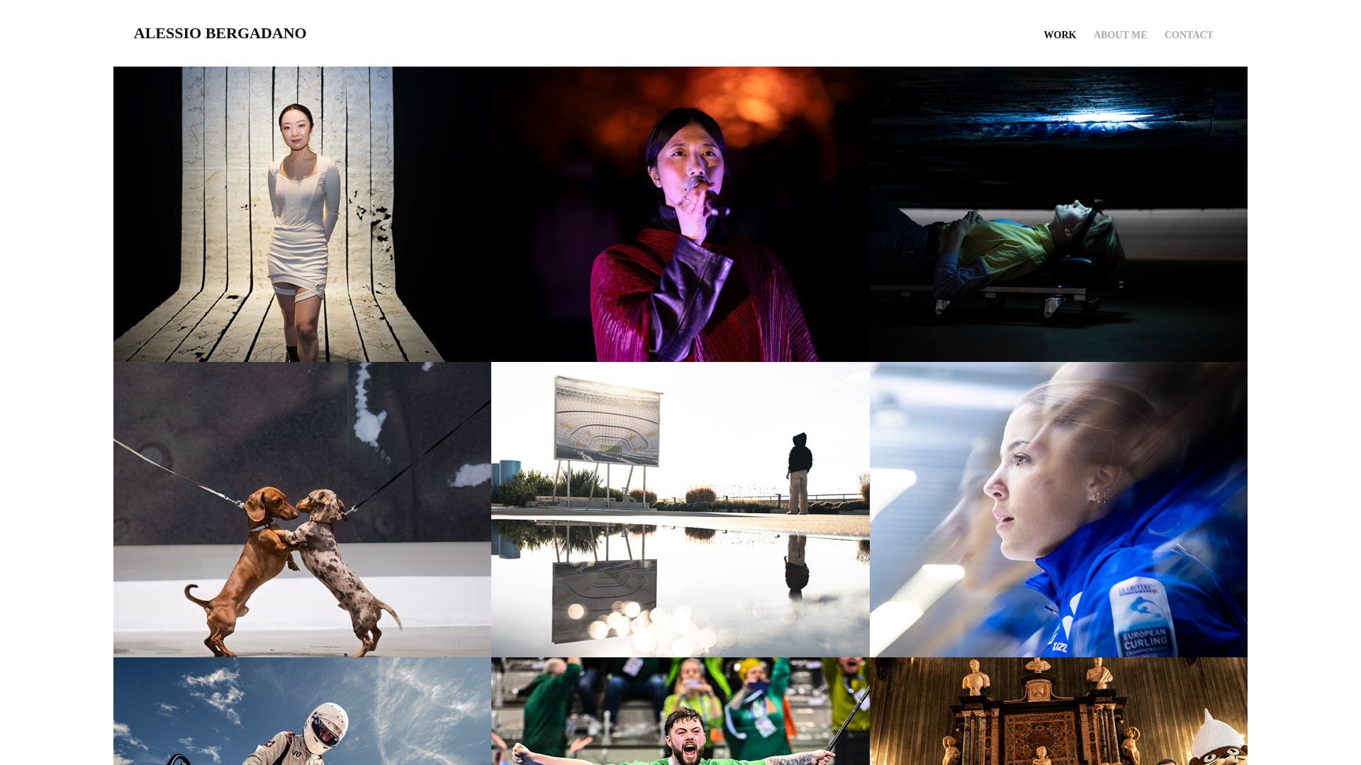 website screenshot of https://alessiobergadano.com/