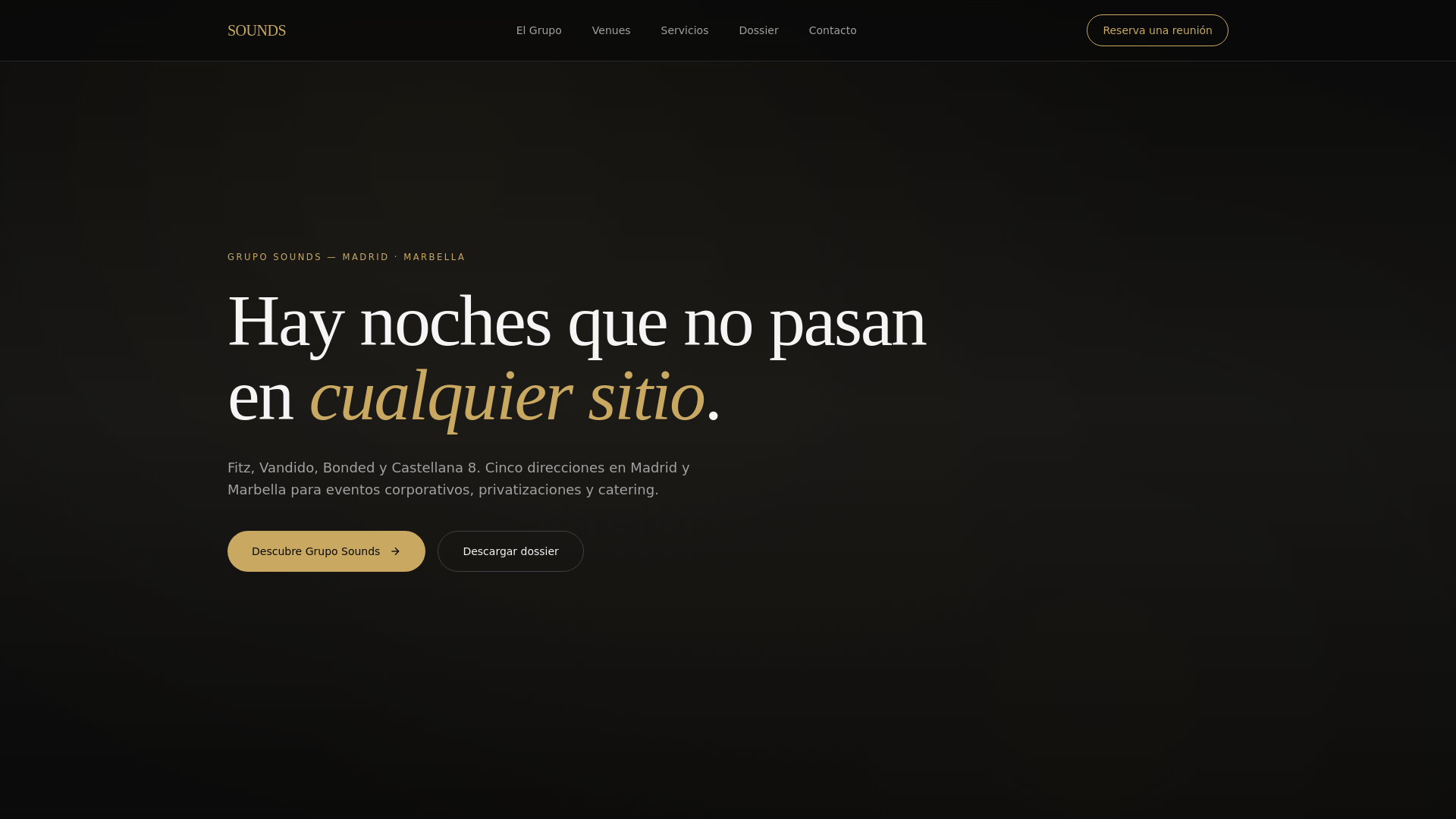website screenshot of https://sounds-corporate.pages.dev/