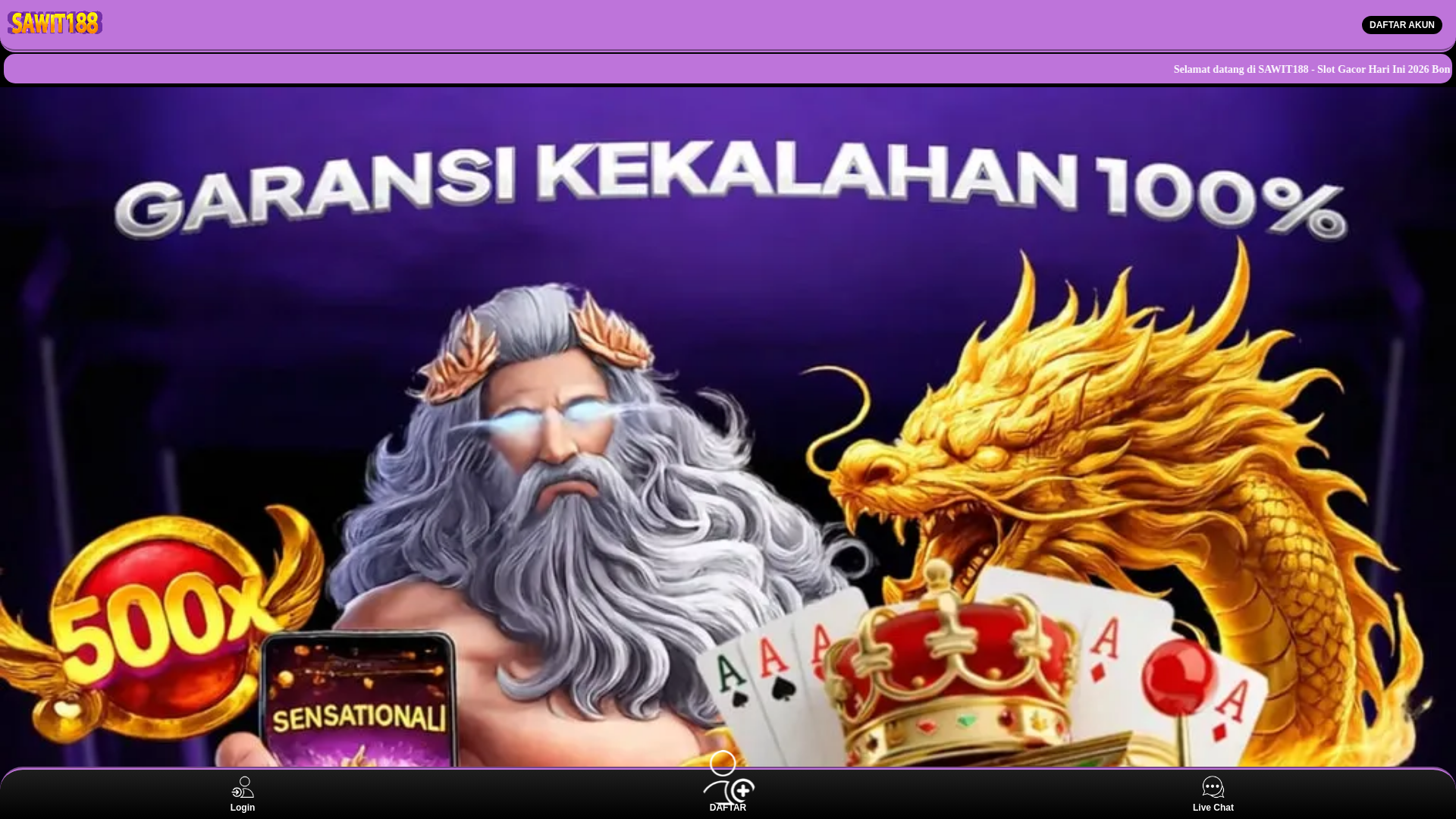 website screenshot of https://zara-muda3.pages.dev/