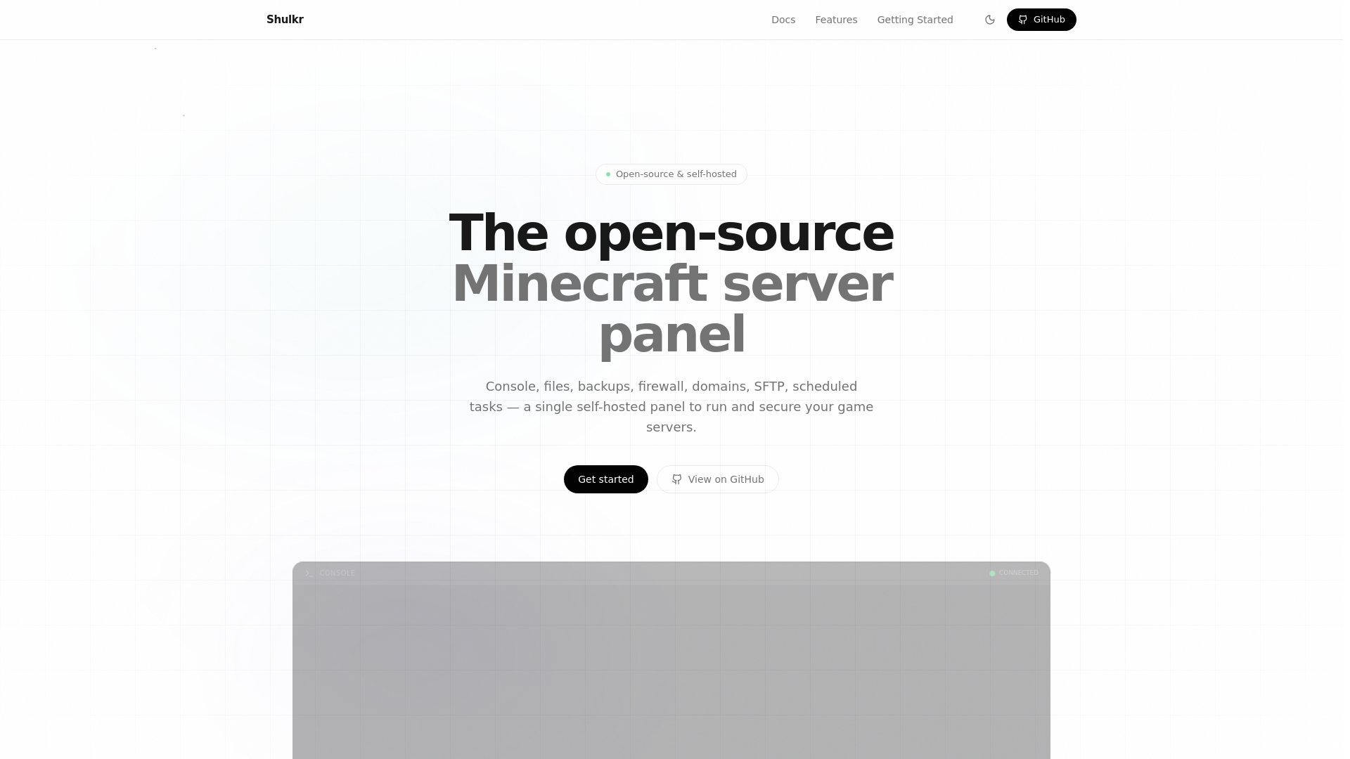 website screenshot of https://shulkr-private.pages.dev/