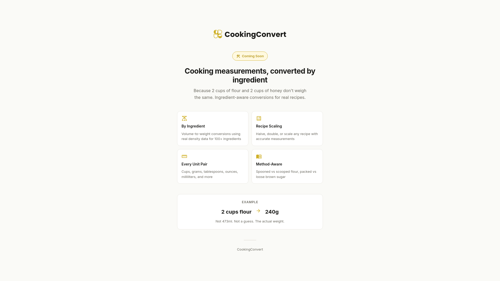 website screenshot of https://cookingconvert.com/