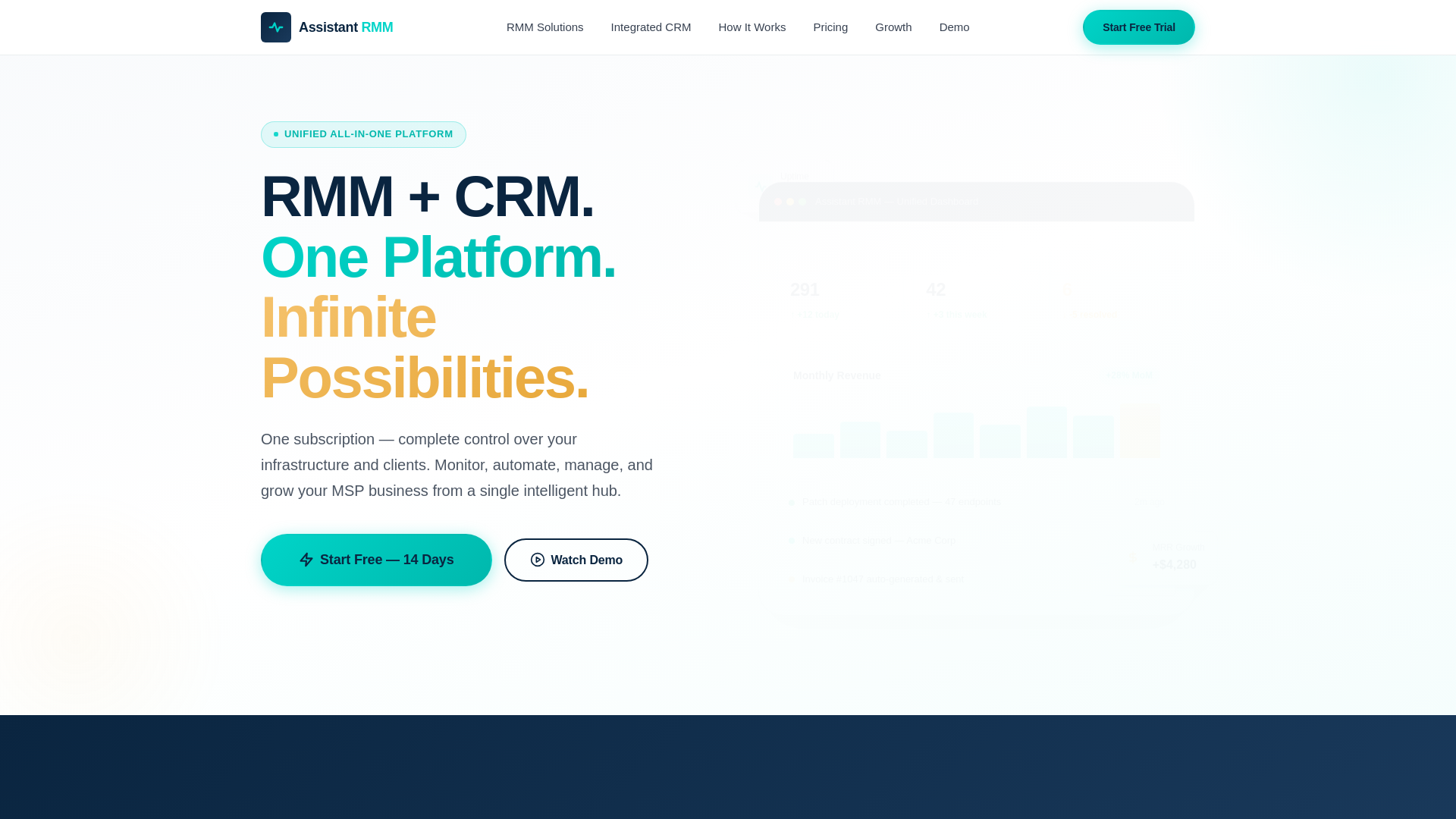 website screenshot of https://assistant-rmm.org/