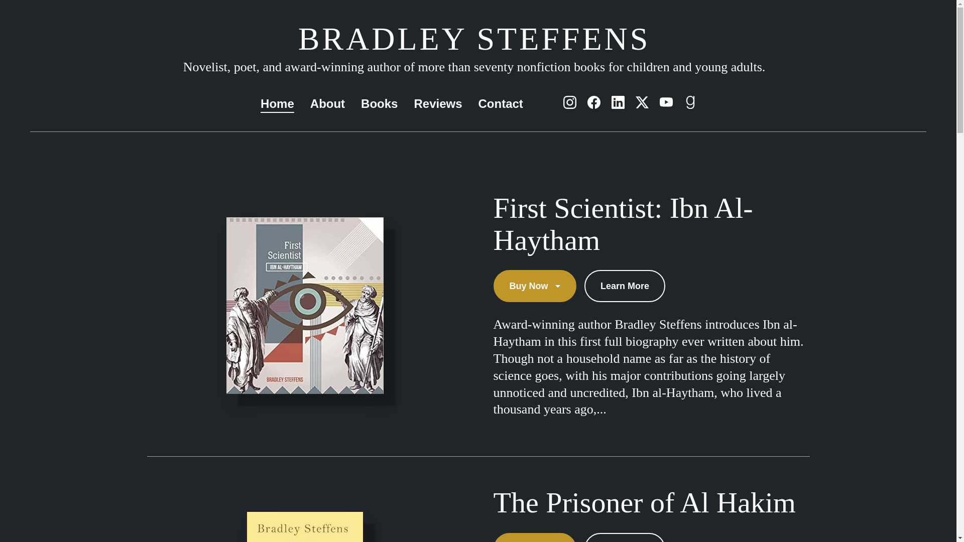 website screenshot of https://bradley-steffens.com/
